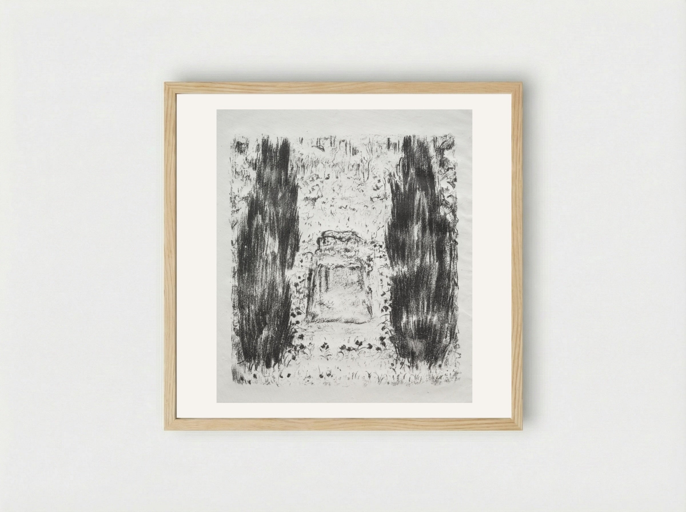 Illustration for Daphnis and Chloë - Pierre Bonnard - Framed Print Wood