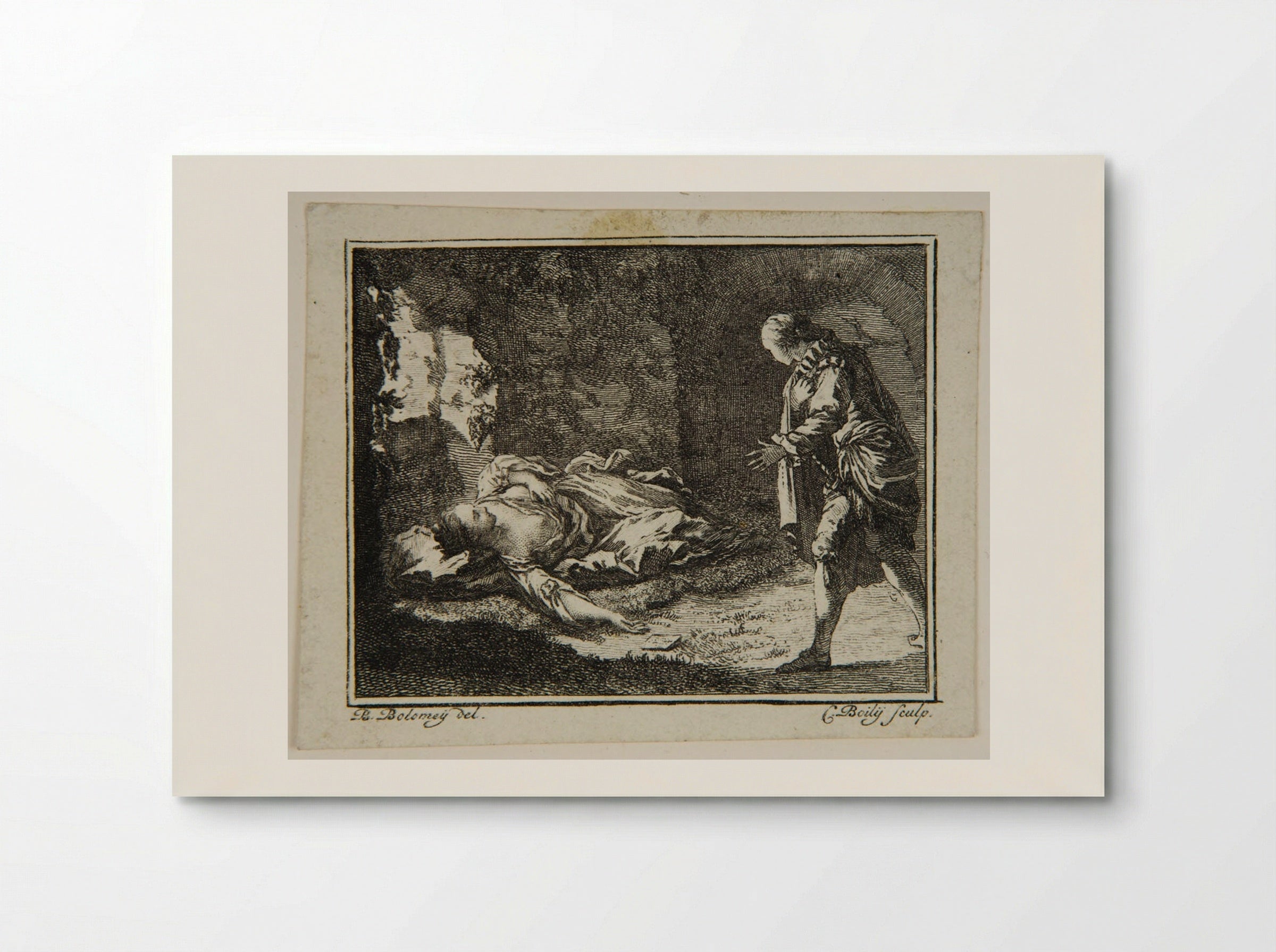 Illustration from Bibliothèque de campagne - Benjamin Samuel Bolomey - Poster