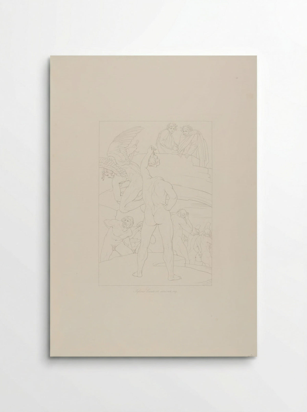 Illustration to Dante's Inferno, Canto 28 - Bonaventura Genelli - Poster