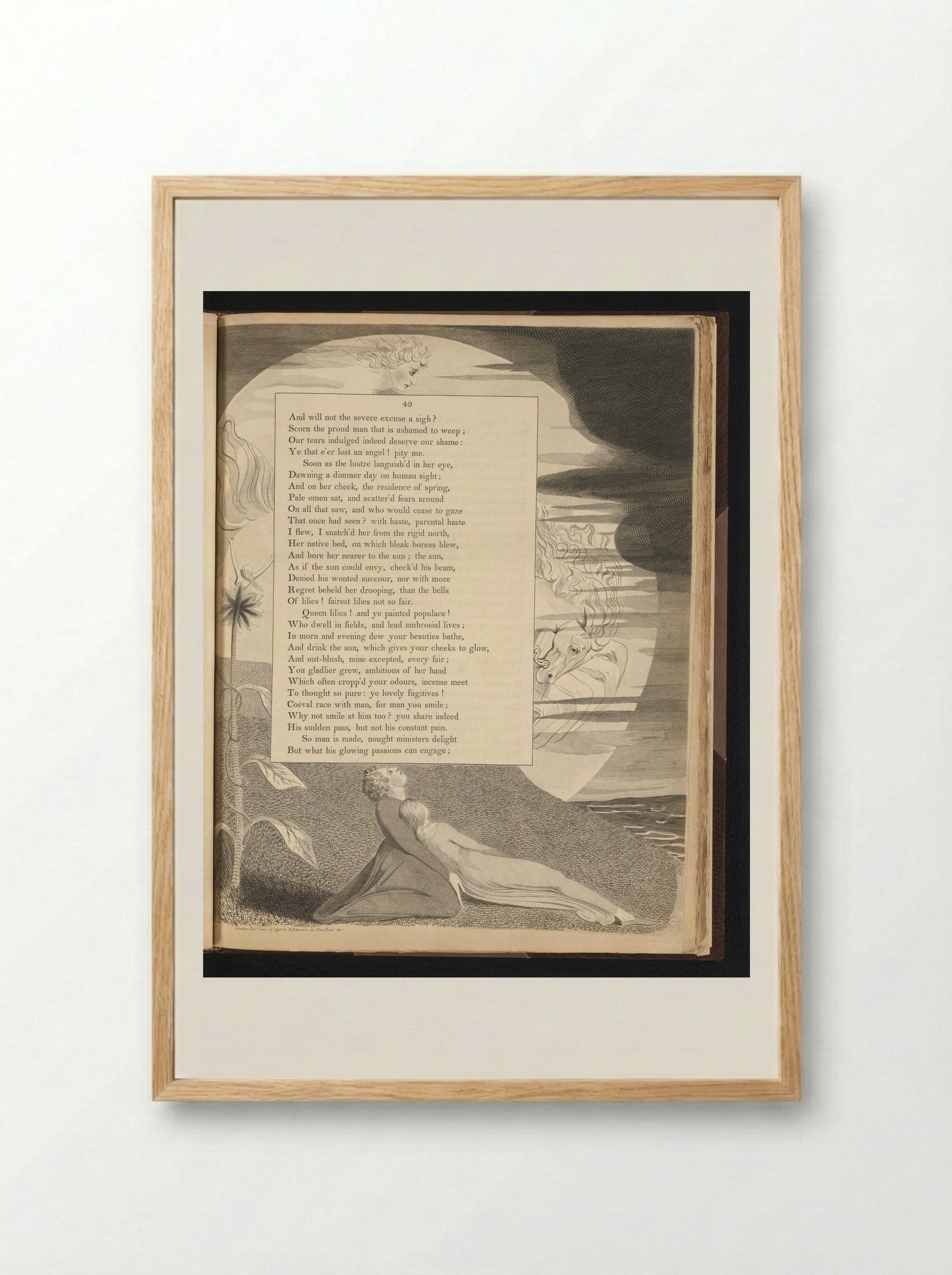 アート・デザイン・音楽 William Blake's Designs for Edward Young Illustration to Edward Young's Night Thoughts - William Blake