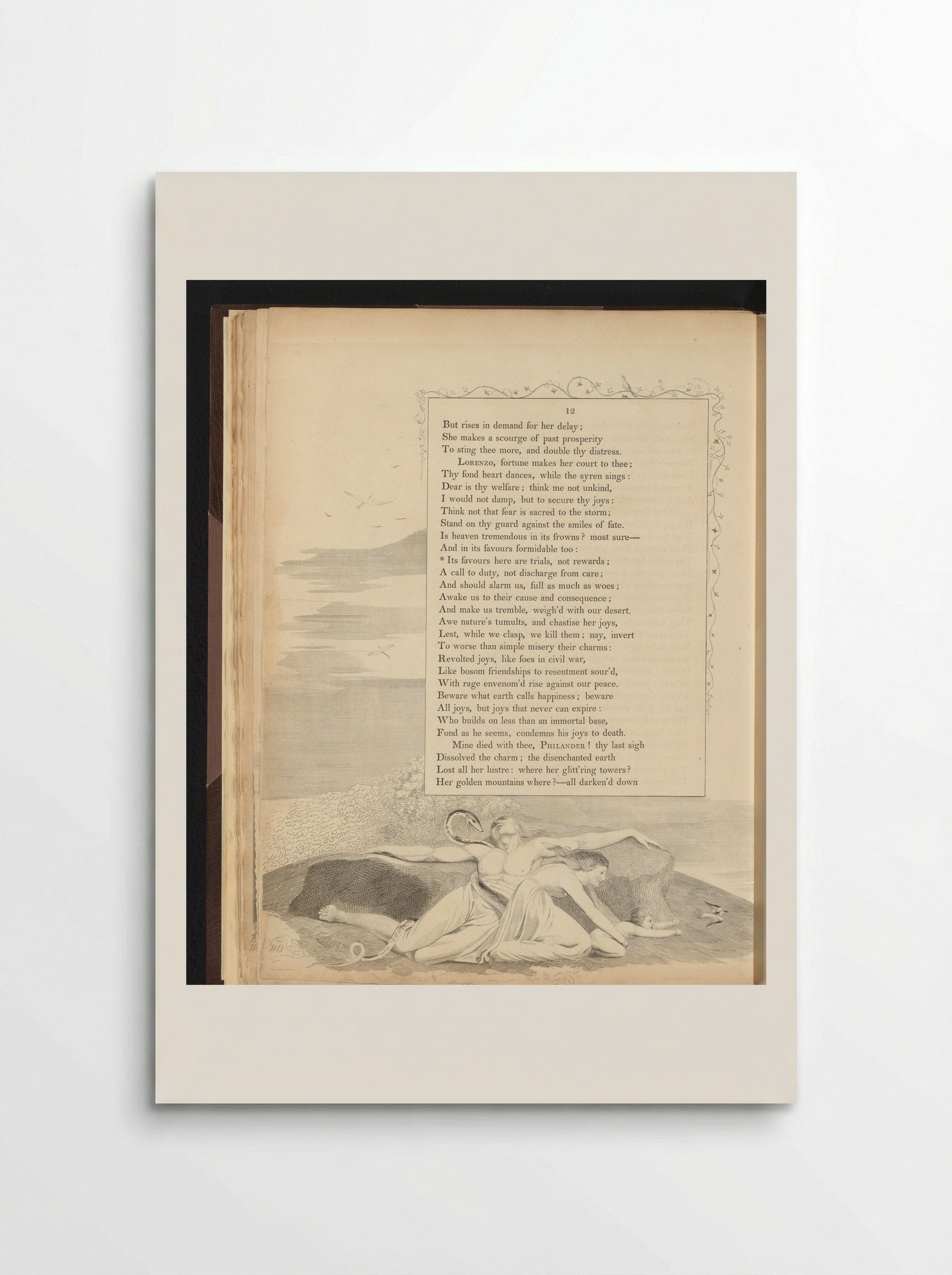 Illustration to Edward Young's Night Thoughts - William Blake - Poster