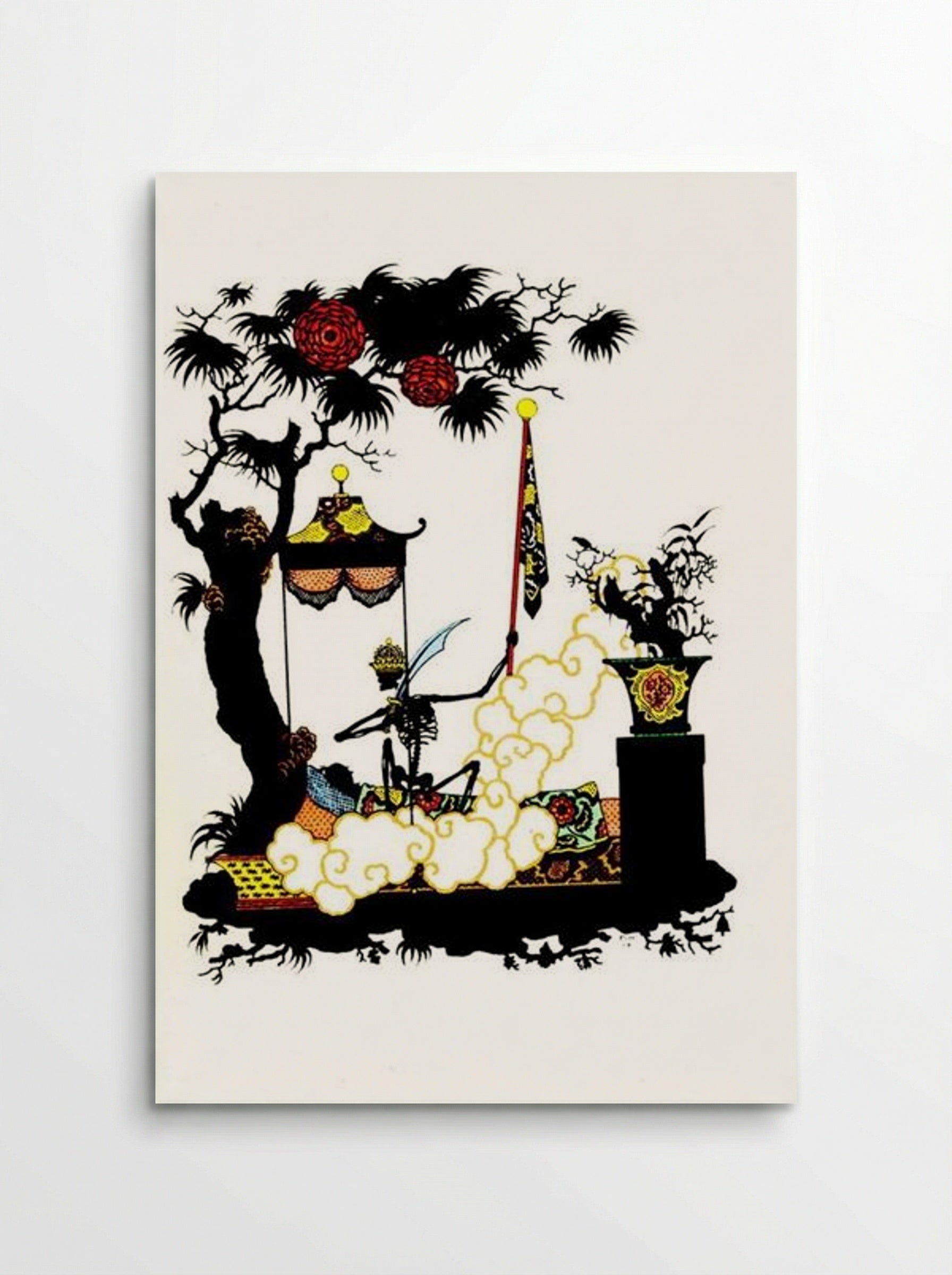 Illustration to 'The Nightingale' - Heorhiy Narbut - Poster