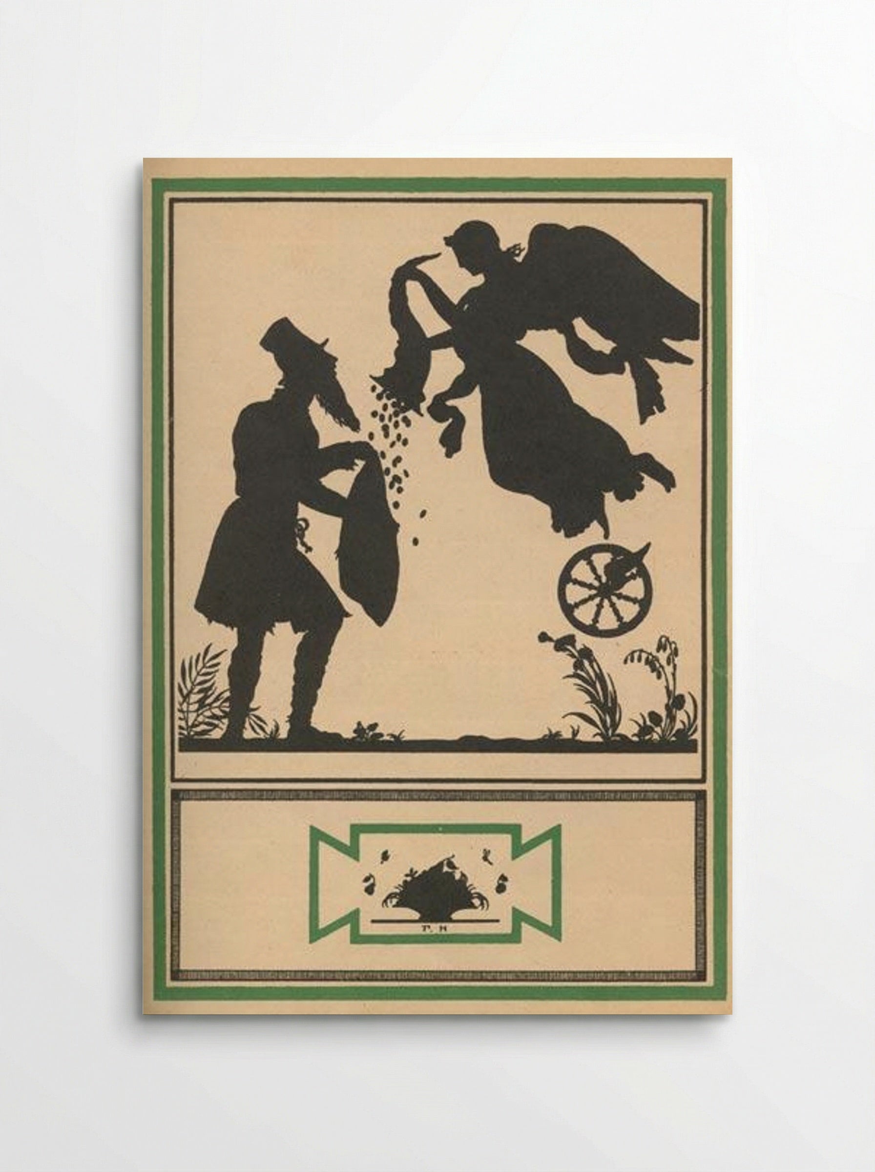Illustration to 'Three Fables of Krylov' - Heorhiy Narbut - Poster