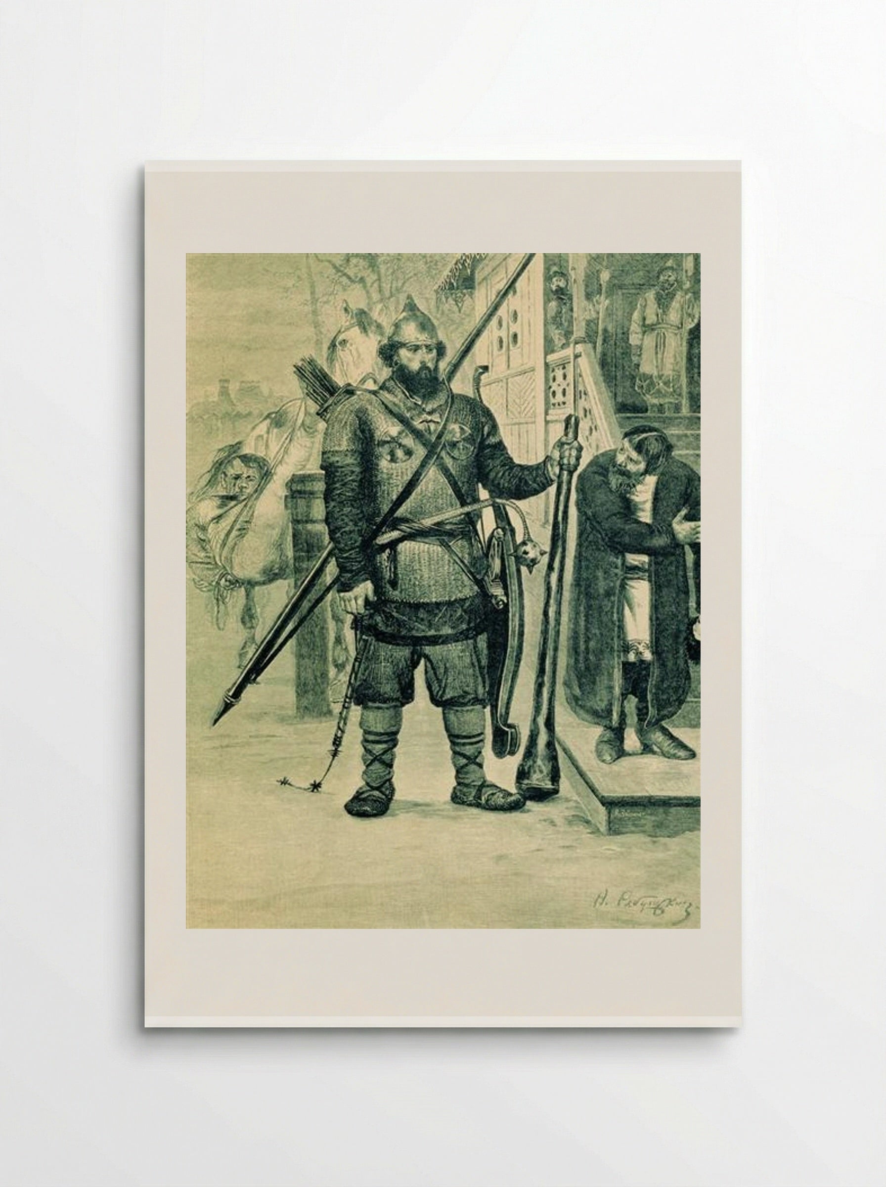 Ilya of Murom - Andrei Ryabushkin - Poster