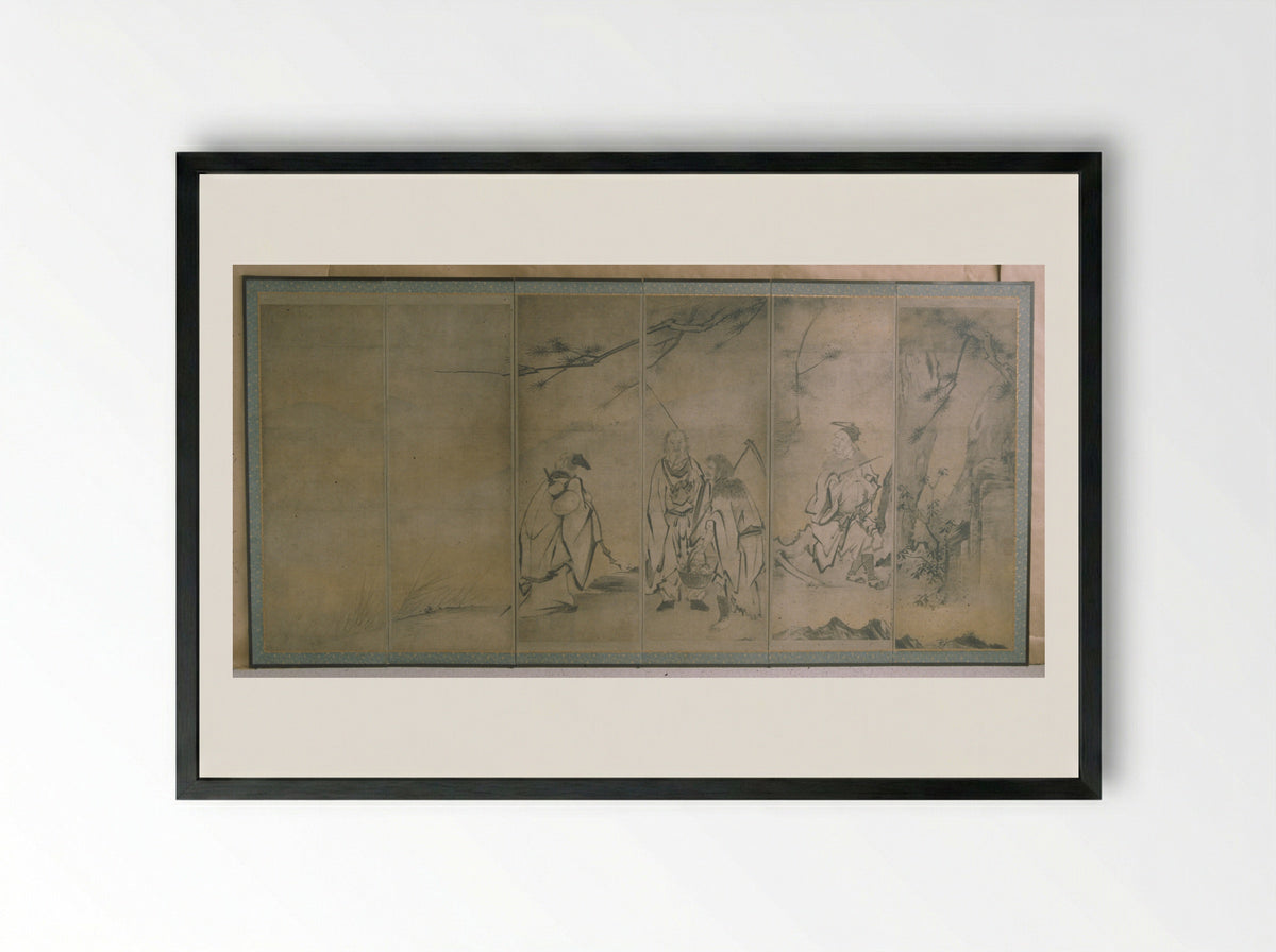 Immortals - Hasegawa Sakon - Framed Print Black