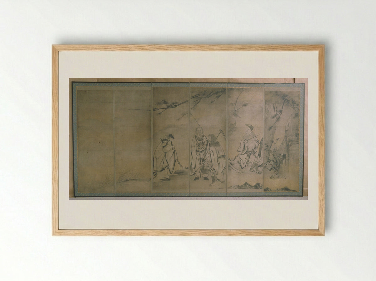 Immortals - Hasegawa Sakon - Framed Print Wood