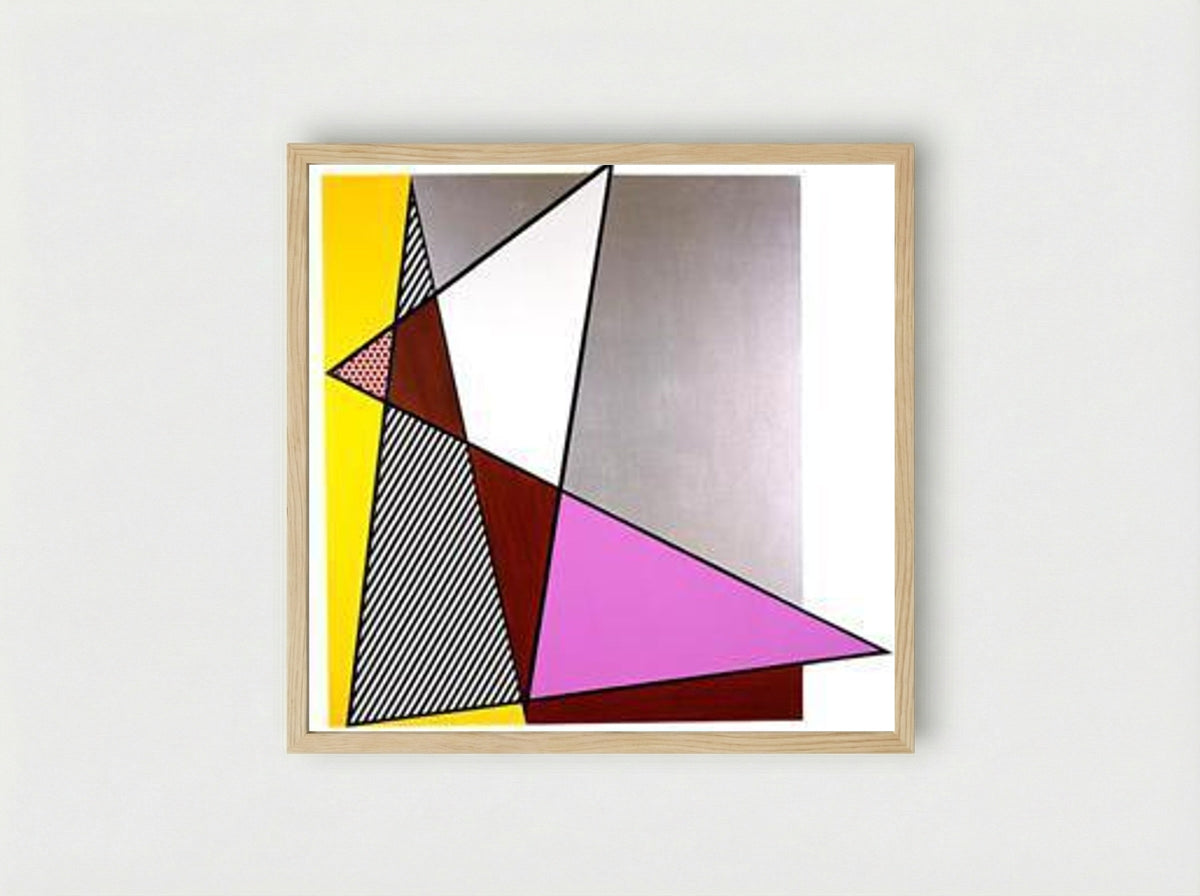 Imperfect Painting - Roy Lichtenstein - Framed Print Wood