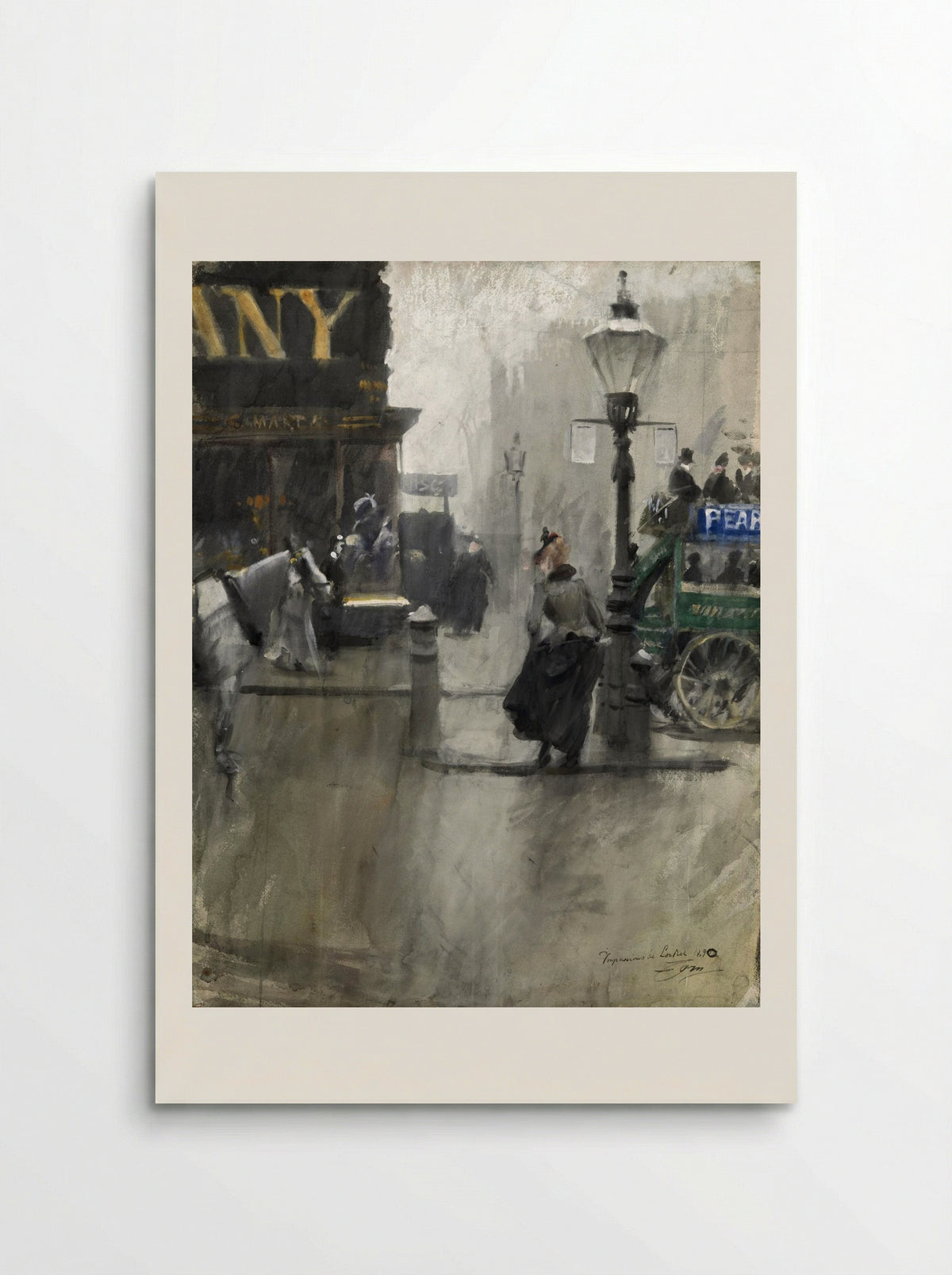 Impressions of London - Anders Zorn - Poster