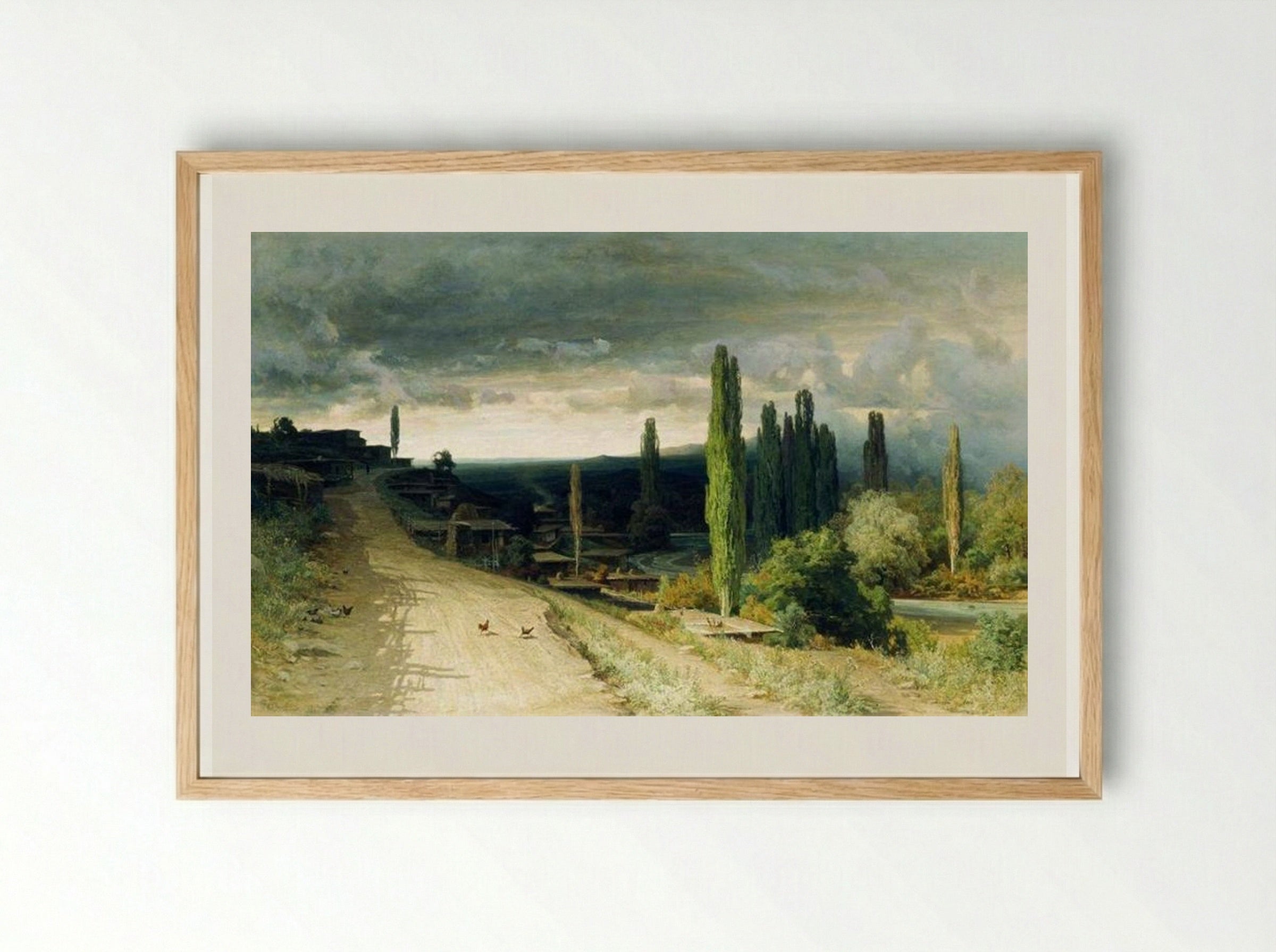 In Alushta - Volodymyr Orlovsky - Framed Print Wood