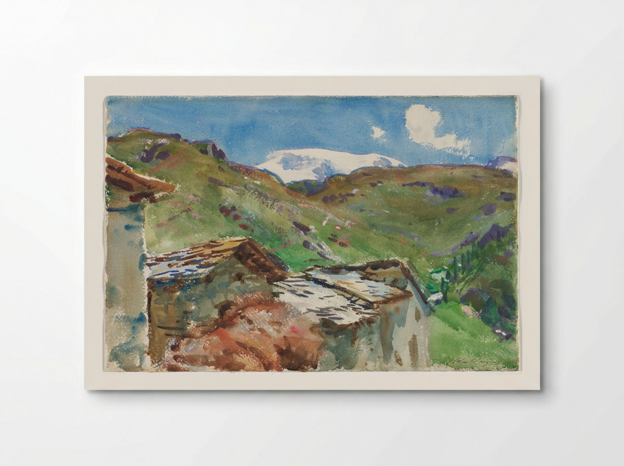 In Austrian Tyrol - John Singer Sargent - Poster