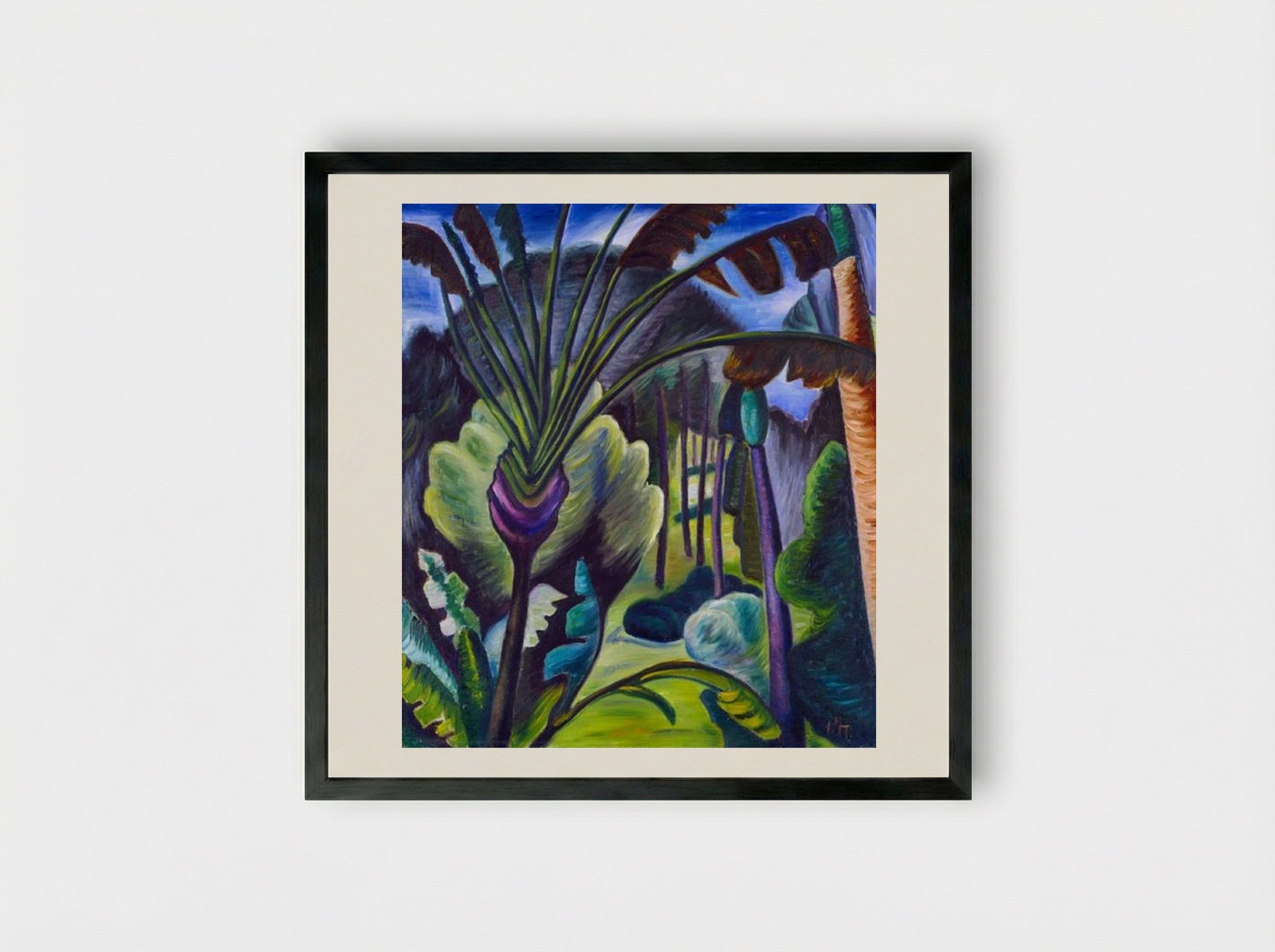 In Bermuda - Prudence Heward - Framed Print Black