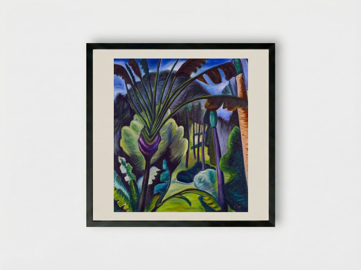 In Bermuda - Prudence Heward - Framed Print Black