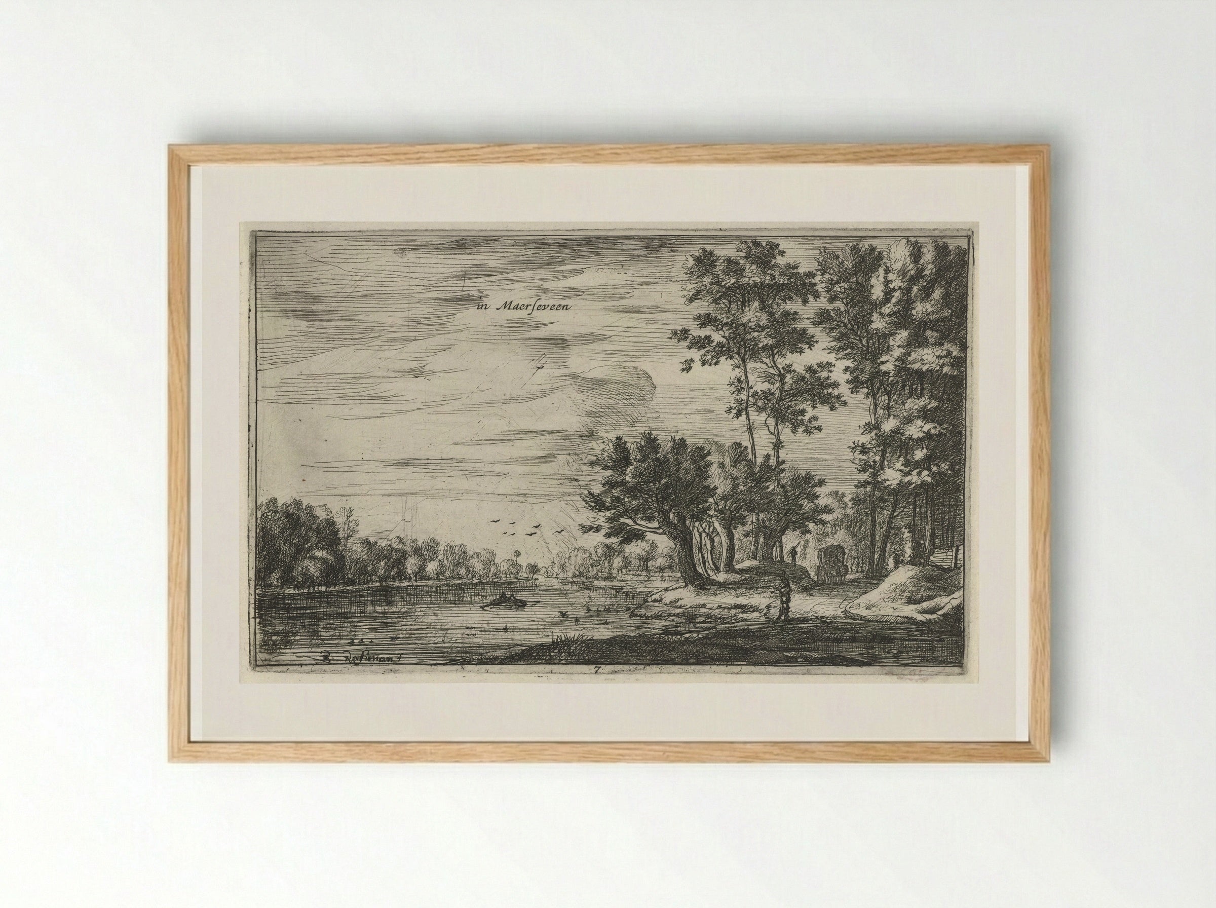 In Maerseveen - Roelant Roghman - Framed Print Wood