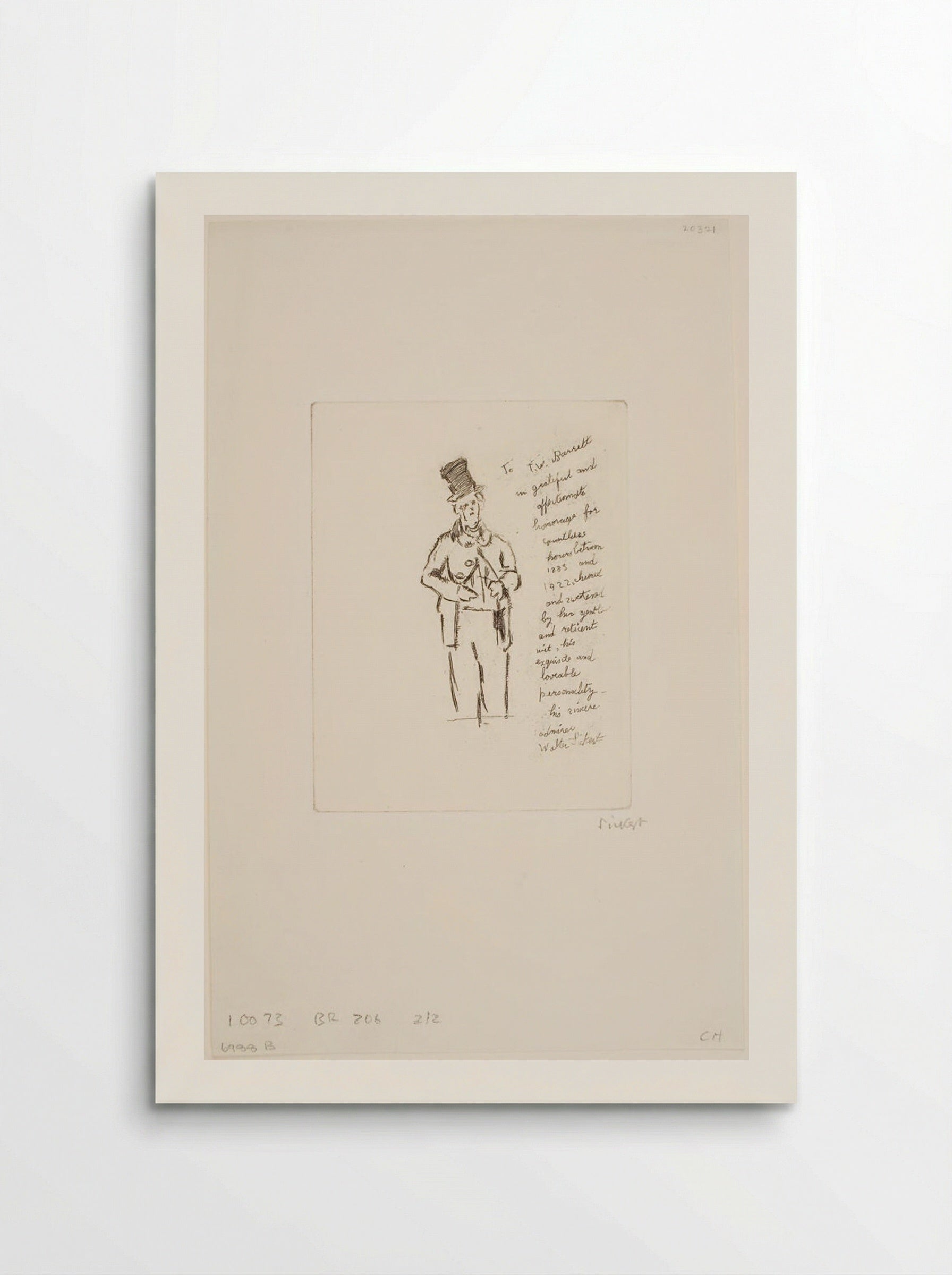 In Memoriam T. W. Barrett - Walter Sickert - Poster