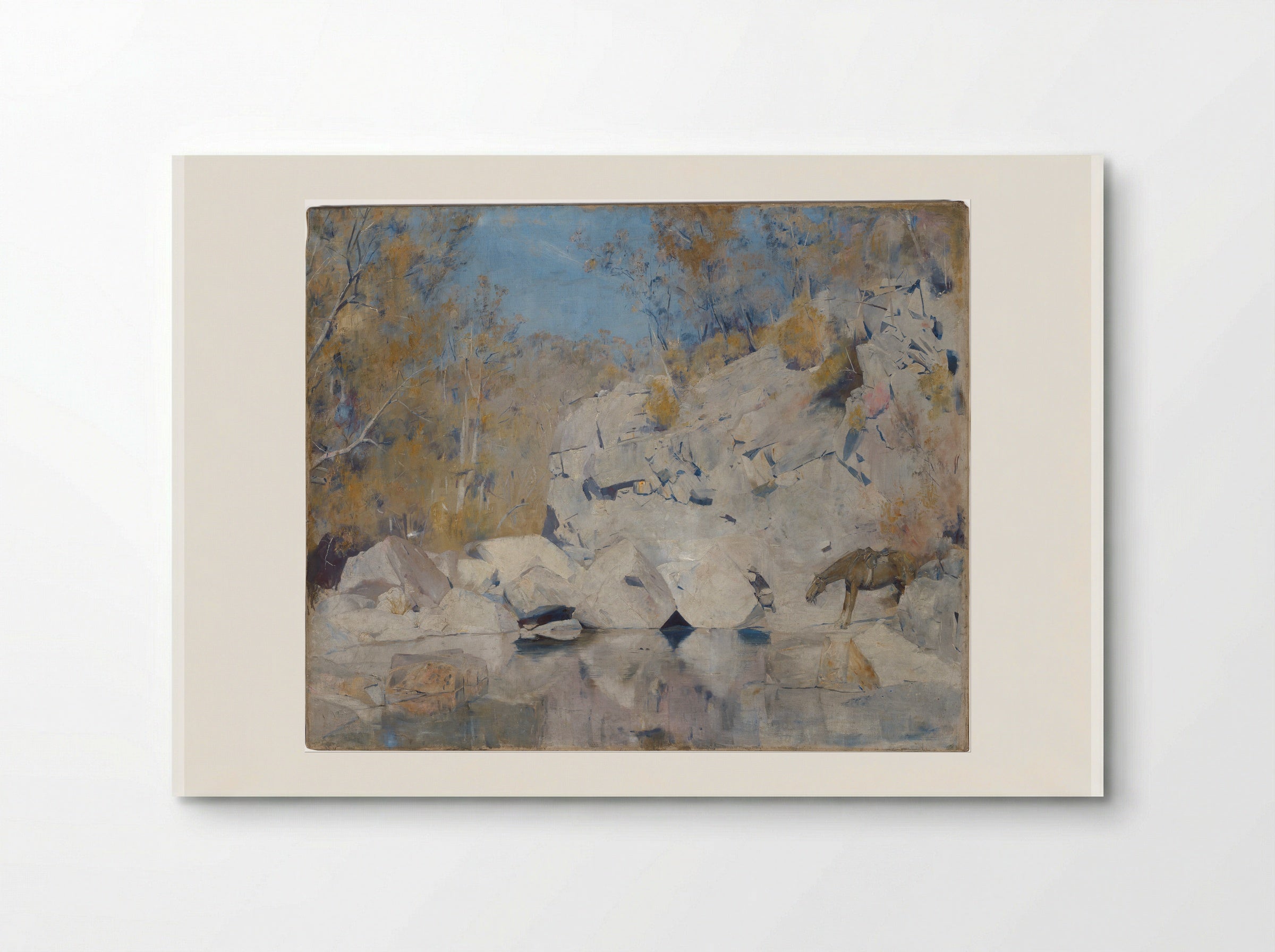 In a Corner on the Macintyre - Tom Roberts - Poster