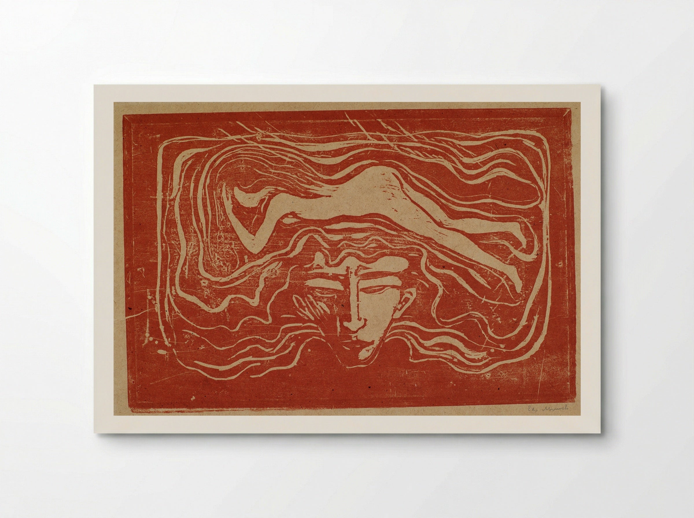 In a Man's Brain - Edvard Munch - Poster