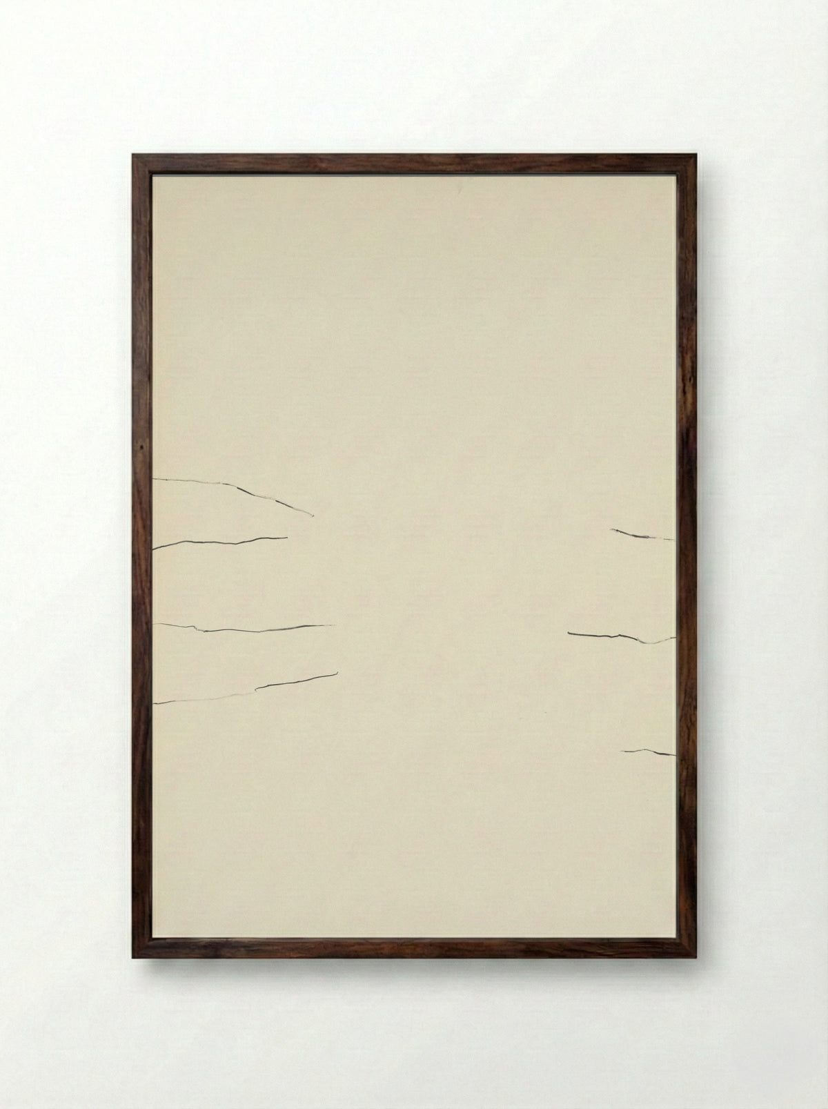 In oorlog - Armando - Framed Print Dark Wood