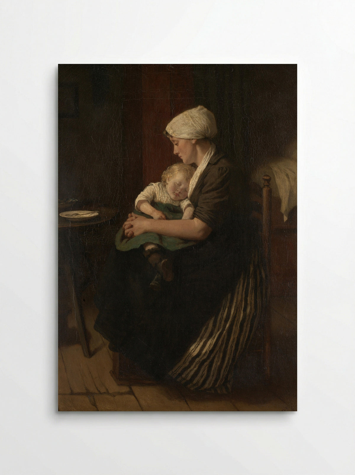 In slaap gesust - David Adolph Constant Artz - Poster