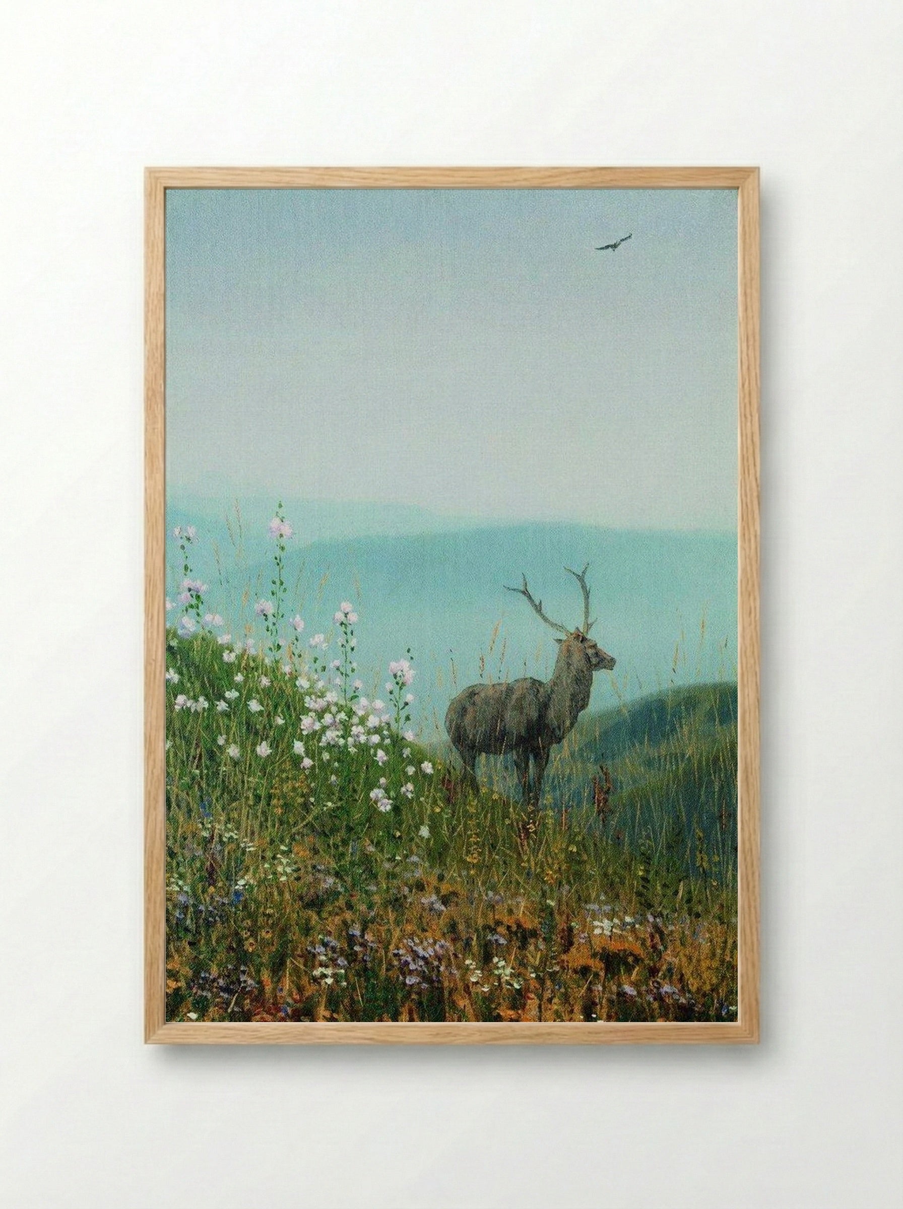 In the Alatau Mountains - Vasily Vereshchagin - Framed Print Wood