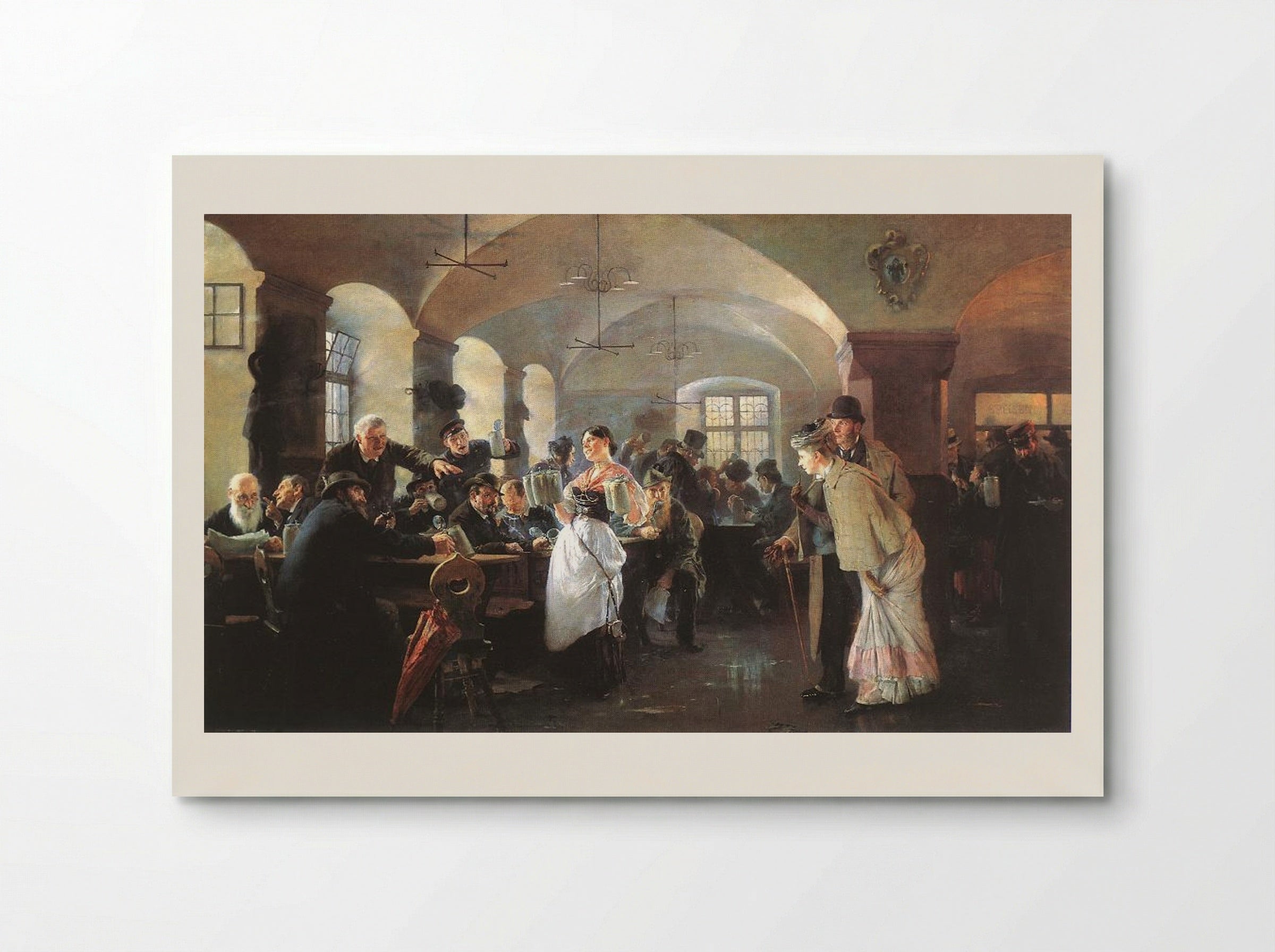 In the Brewery in Munich - Philip de Laszlo - Poster