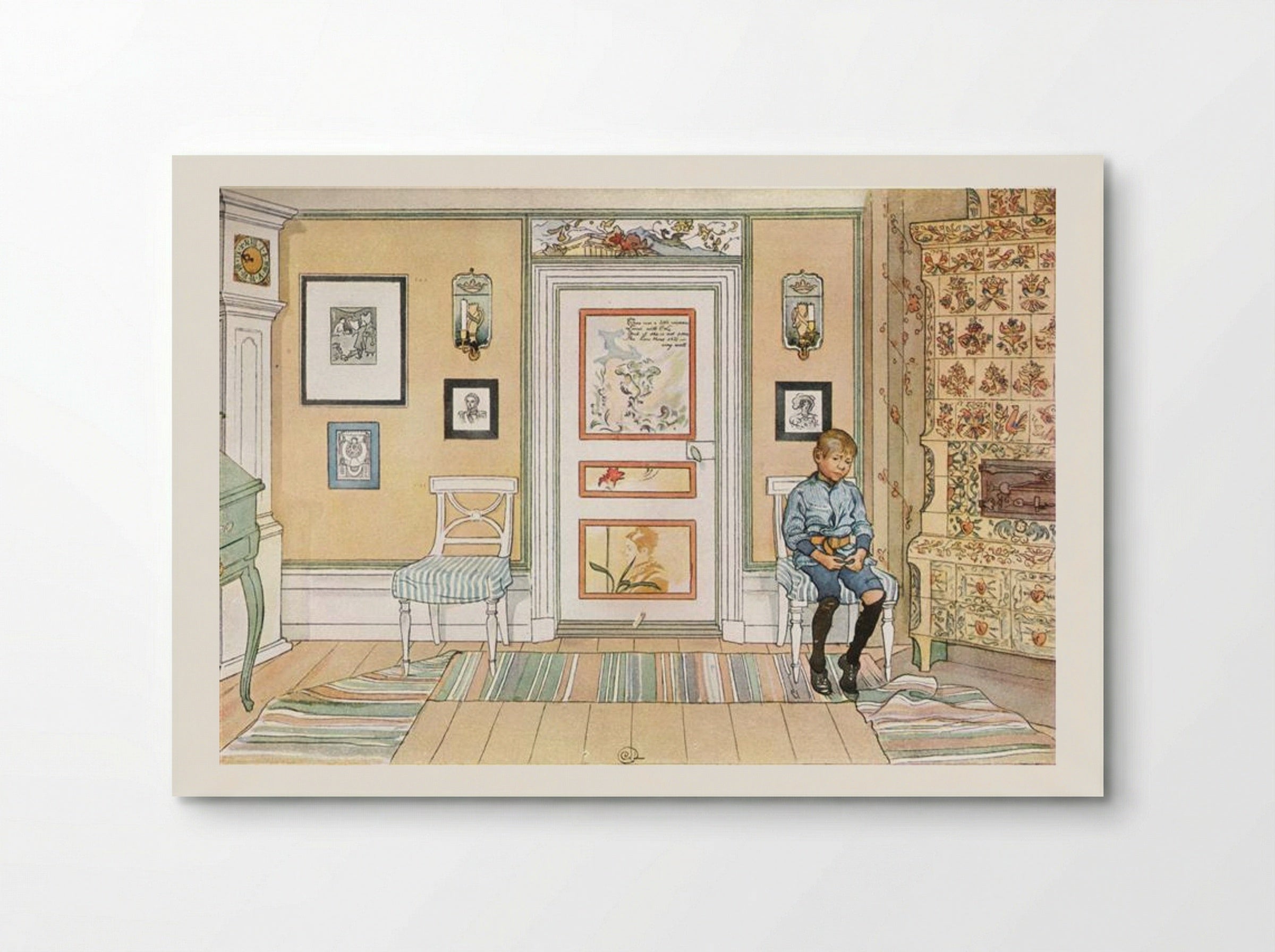 In the Corner - Carl Larsson - Poster