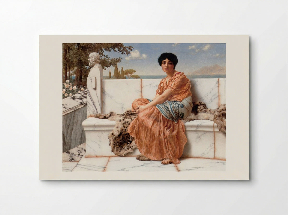 In the Days of Sappho - John William Godward - Poster