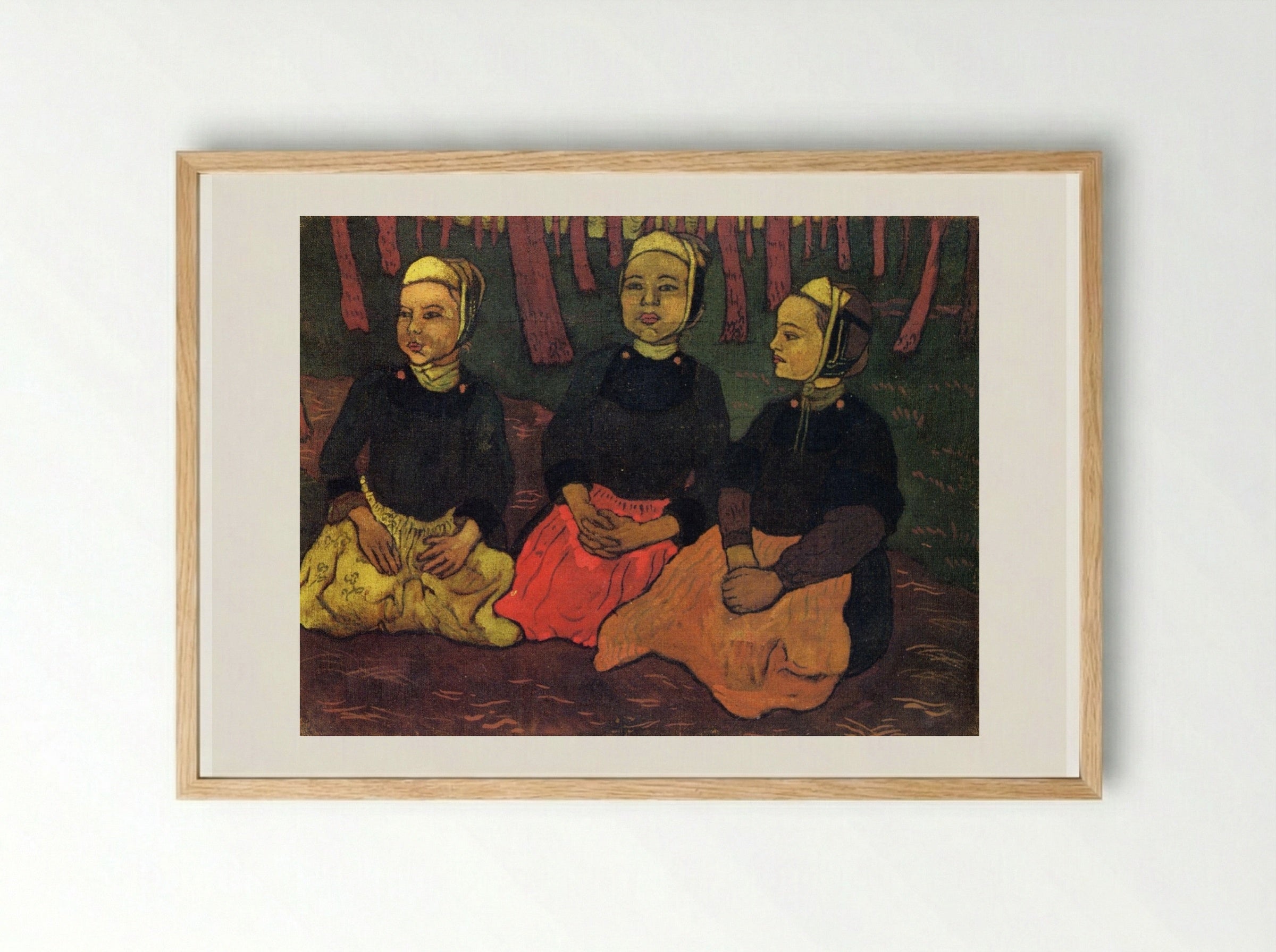 In the Forest - Georges Lacombe - Framed Print Wood