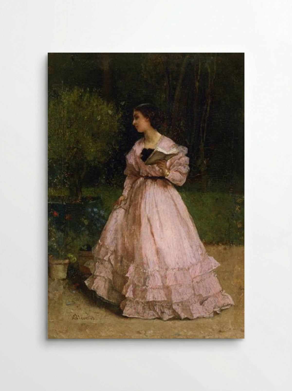 In the Garden - Alfred Stevens - Poster