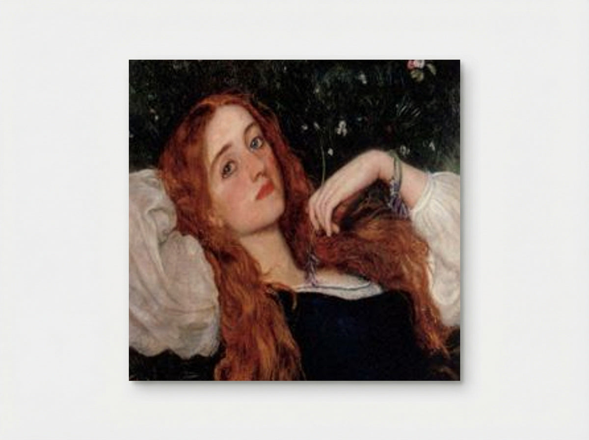 In the Grass - Arthur Hughes - Poster