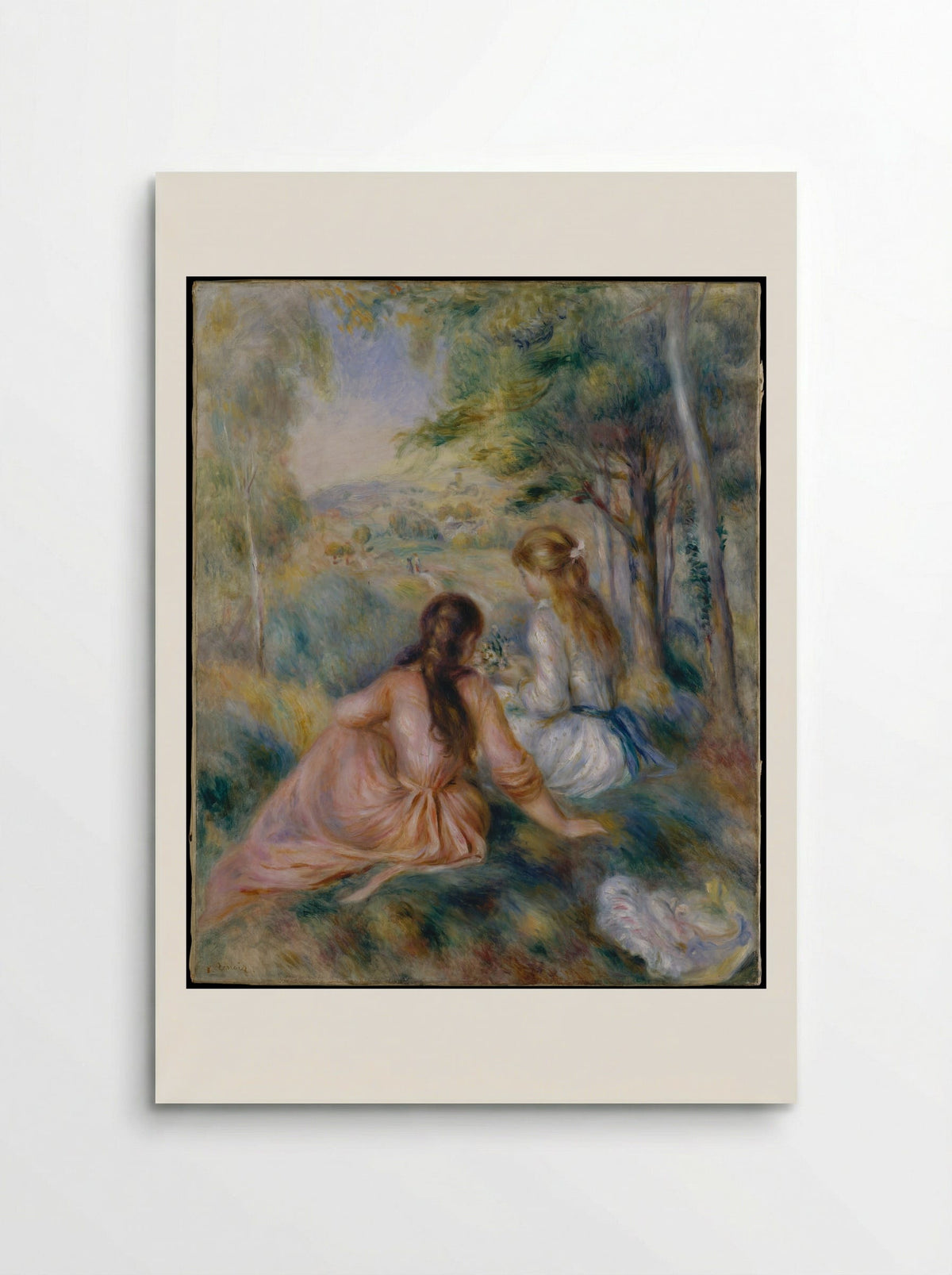In the Meadow - Auguste Renoir - Poster