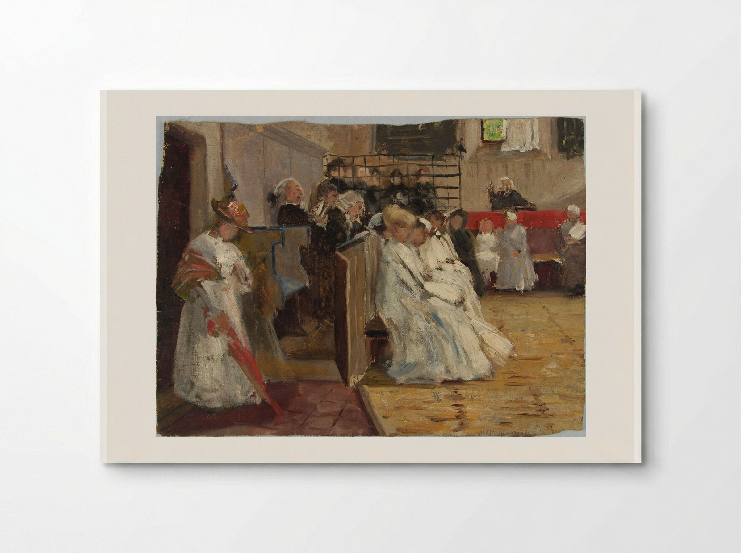 In the Meeting House - William Valentine Schevill - Poster