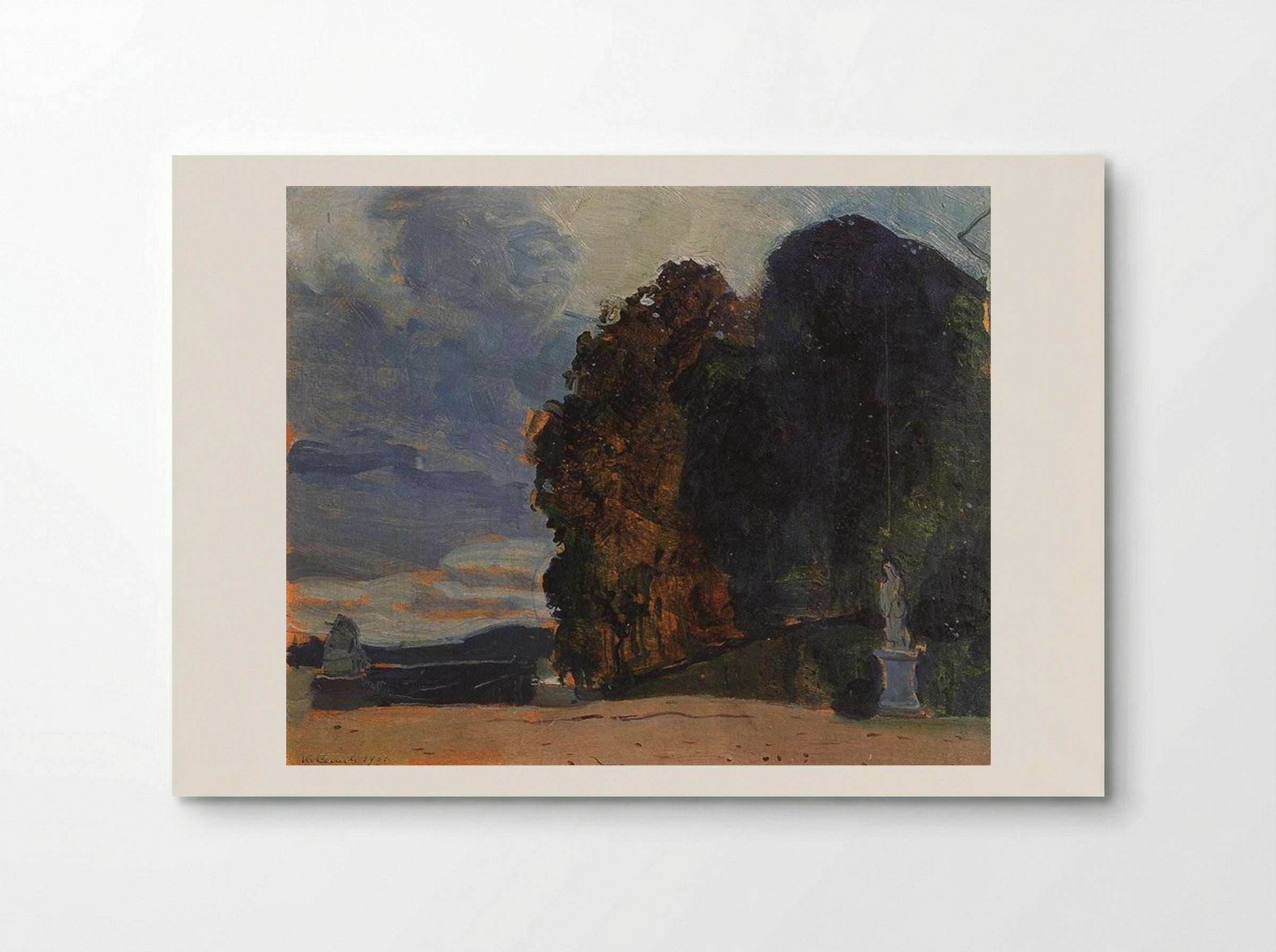 In the Park of Versailles - Konstantin Somov - Poster