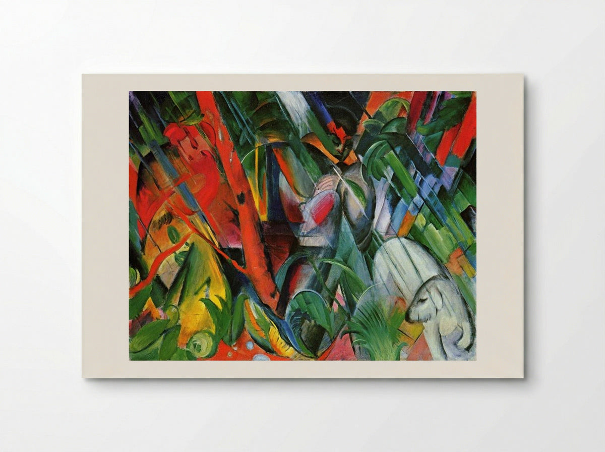 In the Rain - Franz Marc - Poster