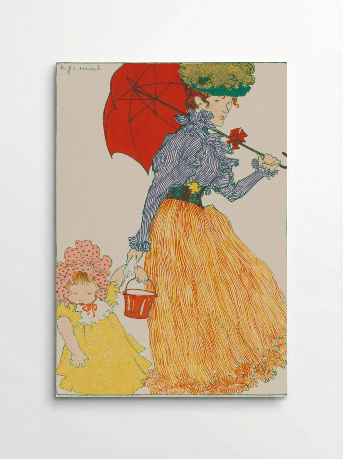In the Square - Henri Evenepoel - Poster