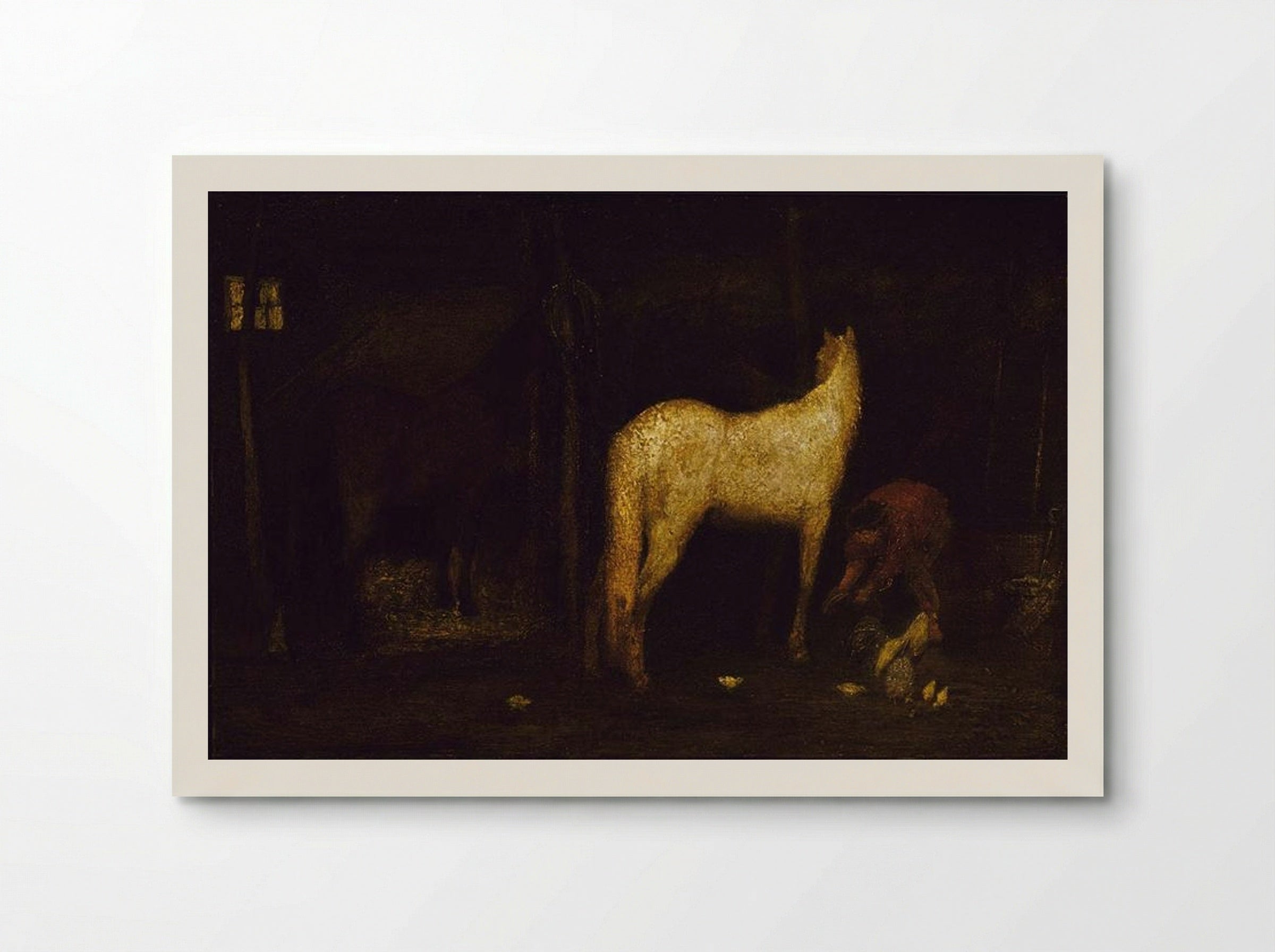 In the Stable - Albert Pinkham Ryder - Poster