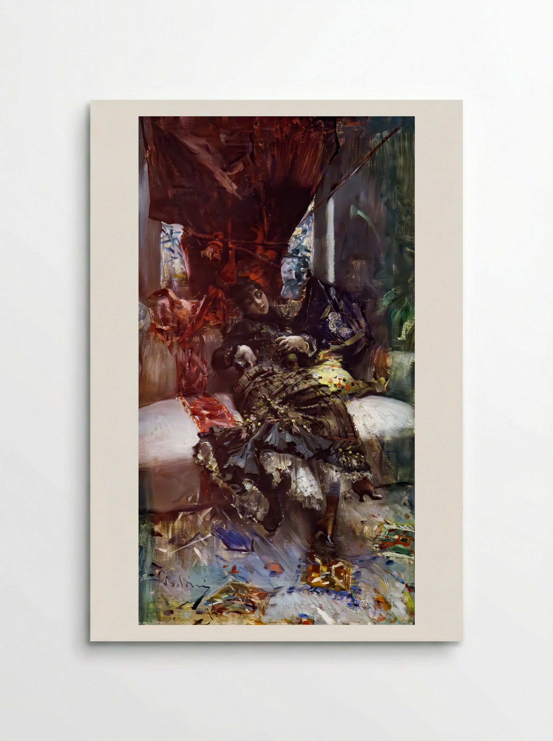 In the Studio - Giovanni Boldini - Poster