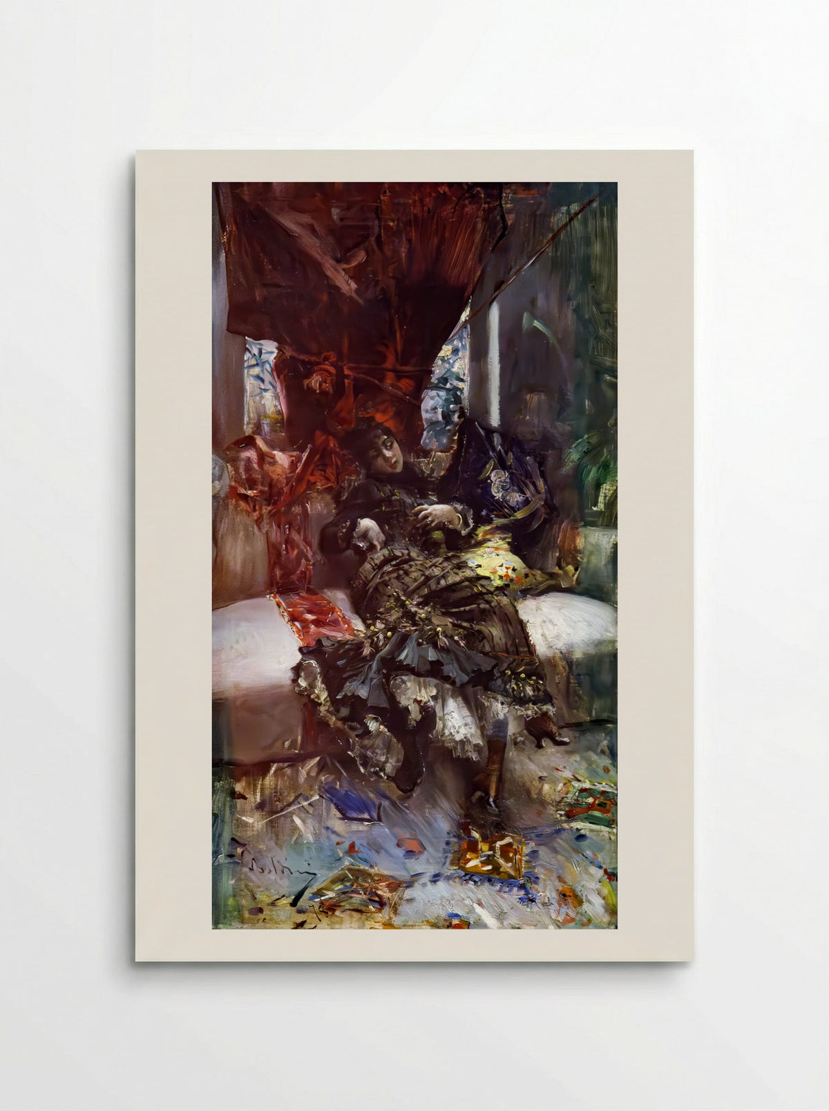 In the Studio - Giovanni Boldini - Poster