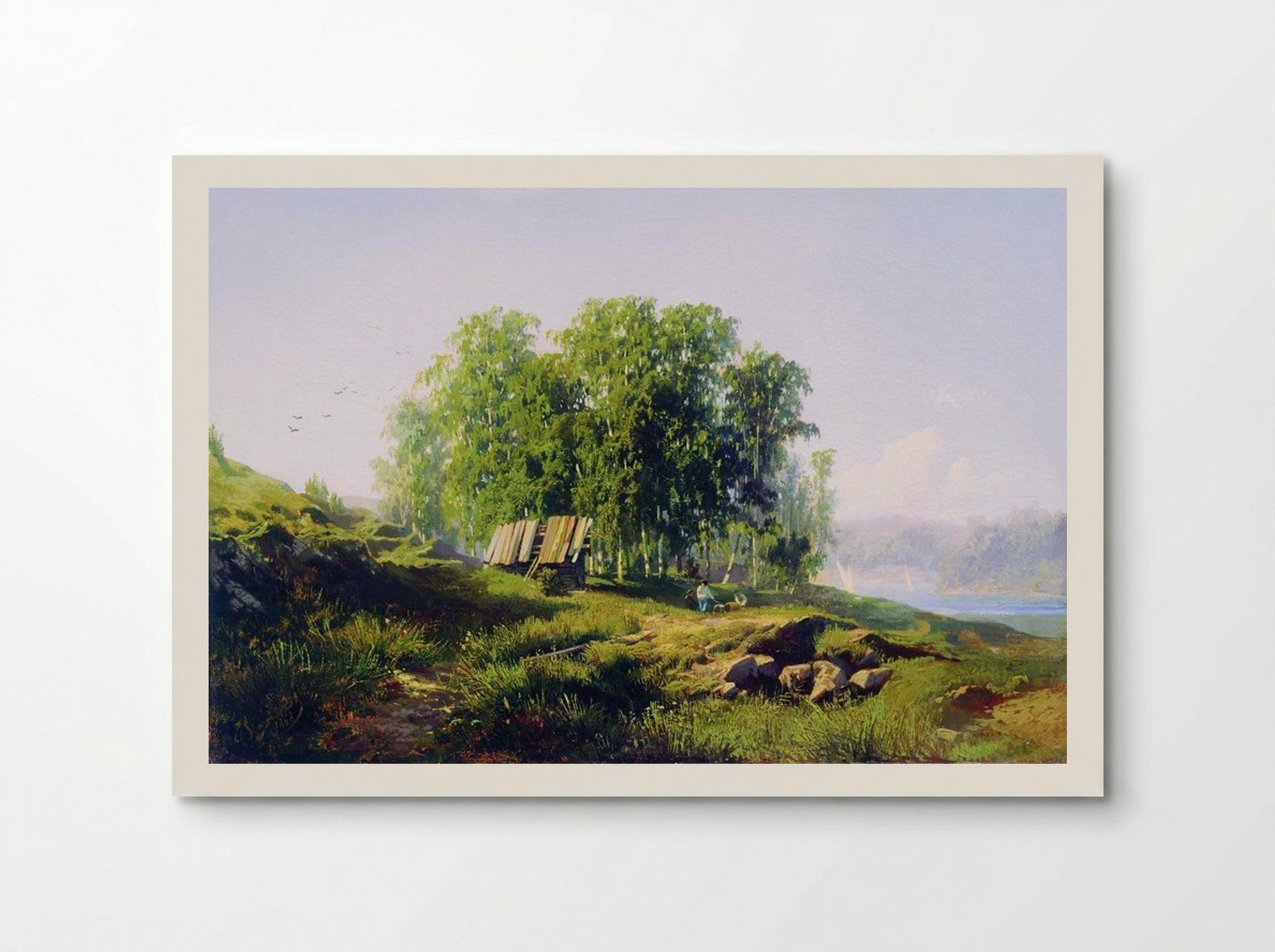 In the Vicinity of St. Petersburg - Fyodor Vasilyev - Poster