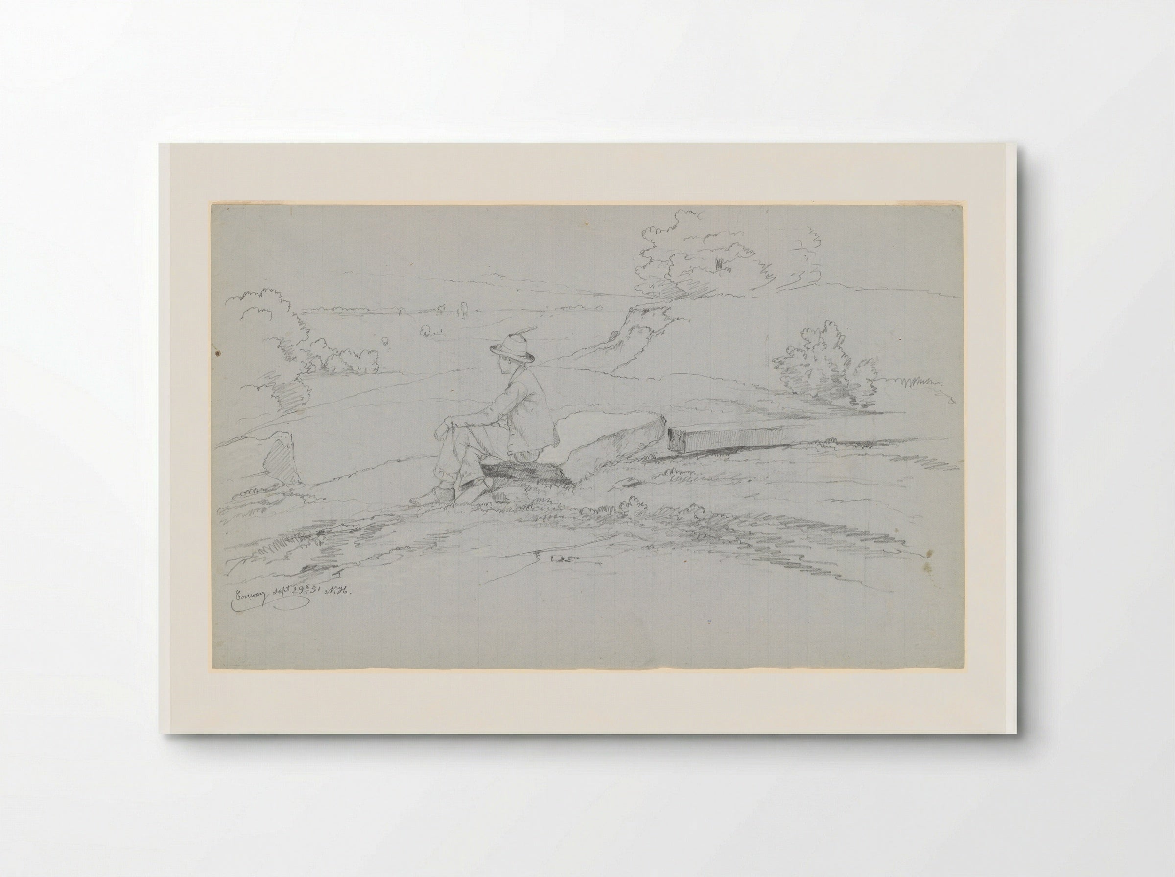 In the White Mountains - David Johnson - Poster