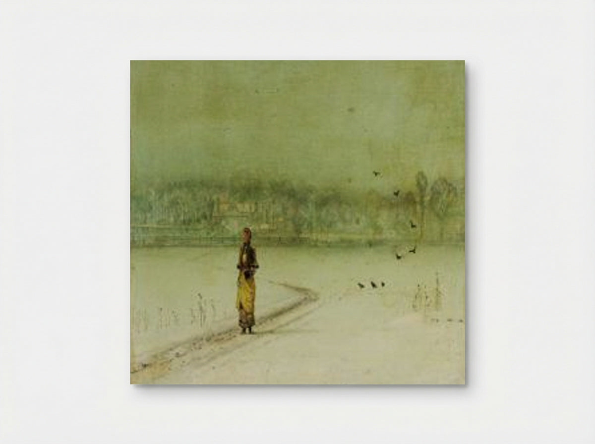 In the winter - John Atkinson Grimshaw - Poster