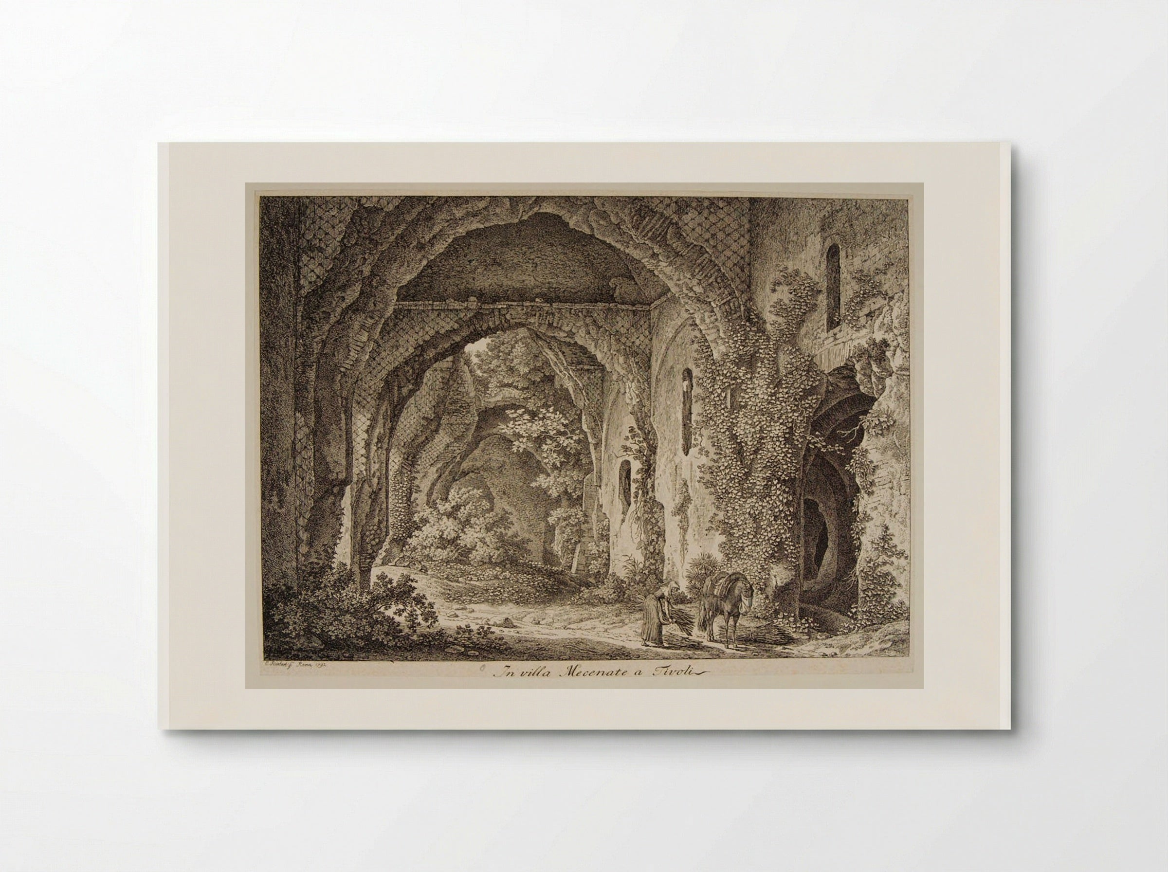 In villa Mecenate a Tivoli - Johann Christian Reinhart - Poster