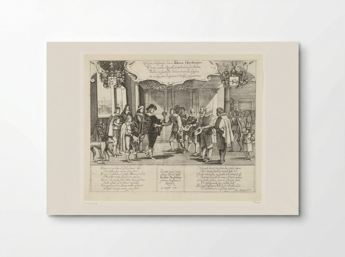 Inauguration of the Lordship of Maarseveen and Neerdijk - Hendrik van Maarseveen - Poster