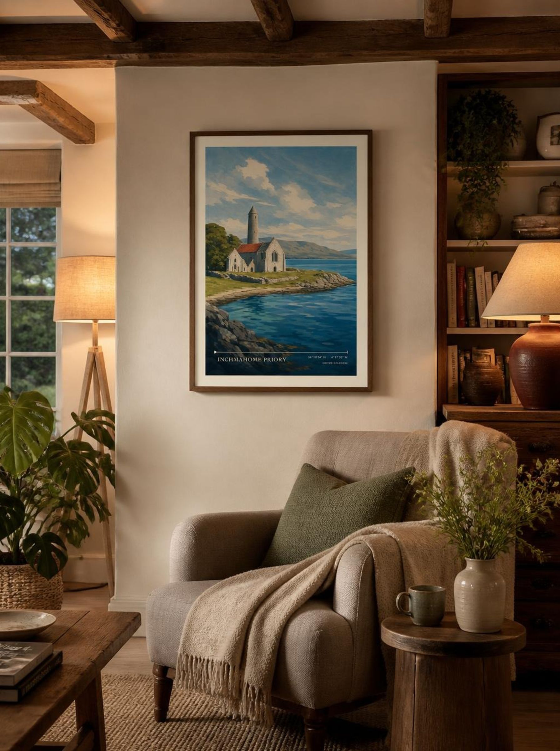 Inchmahome Priory United Kingdom Travel Poster - Lifestyle