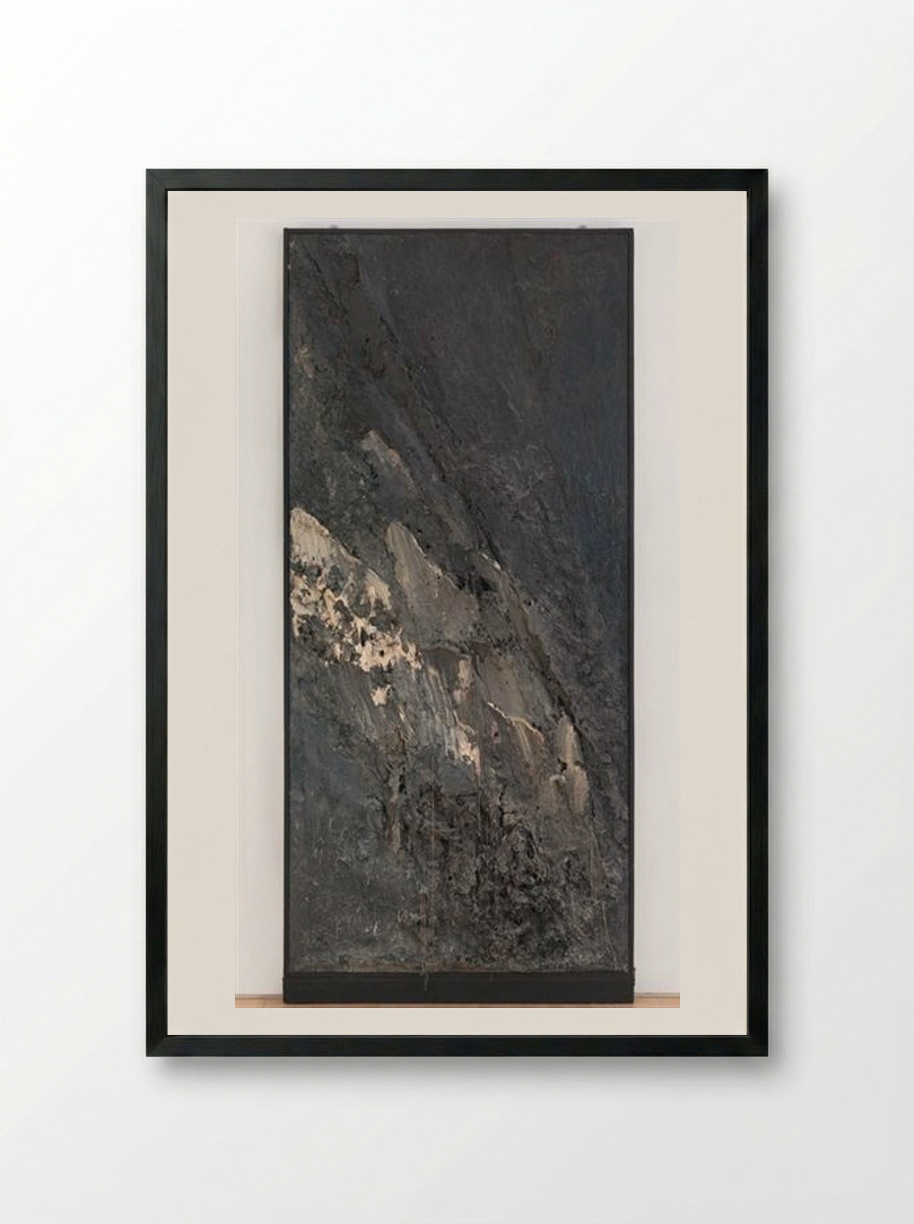 Incision - Jay DeFeo - Framed Print Black