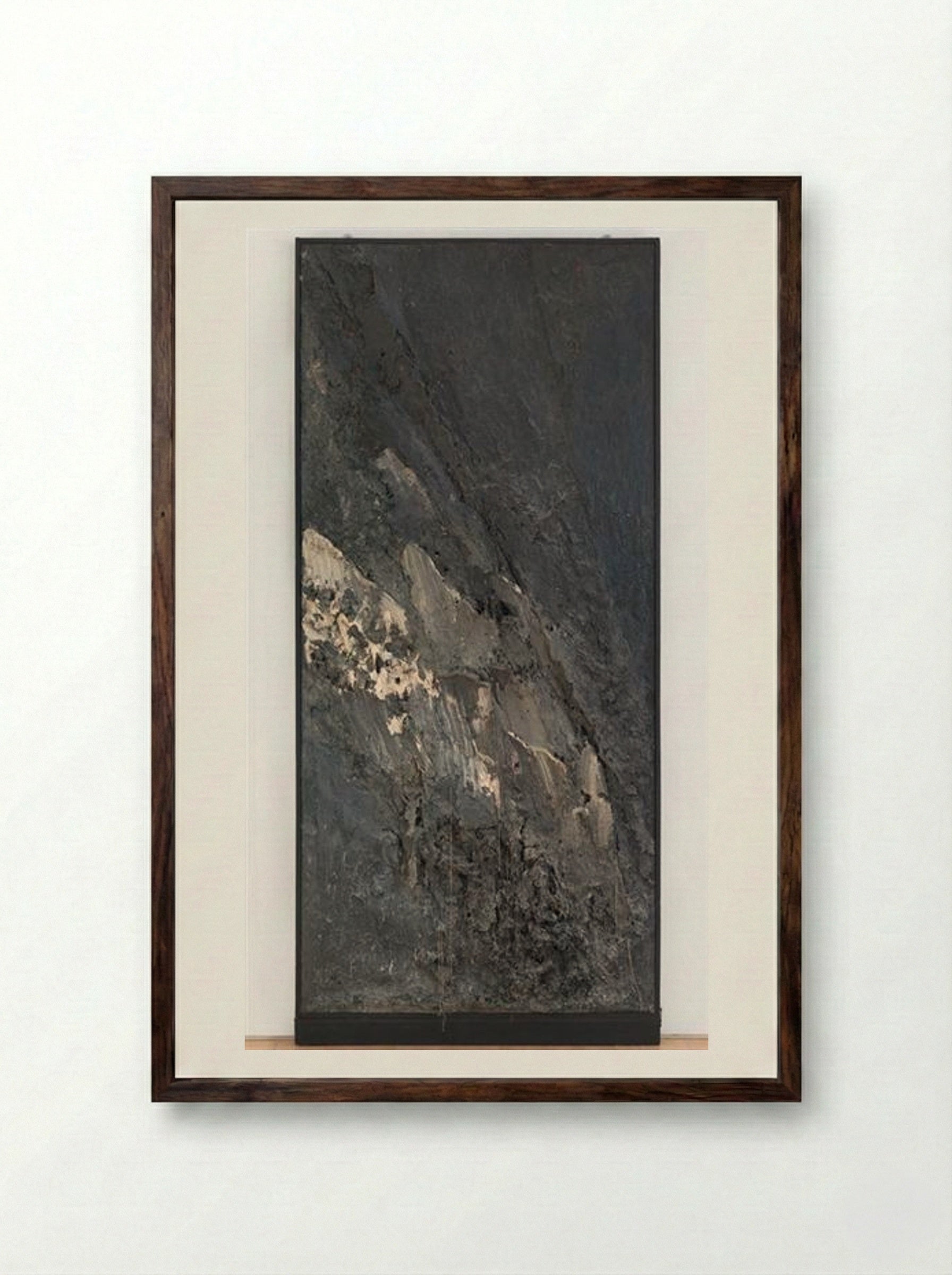 Incision - Jay DeFeo - Framed Print Dark Wood