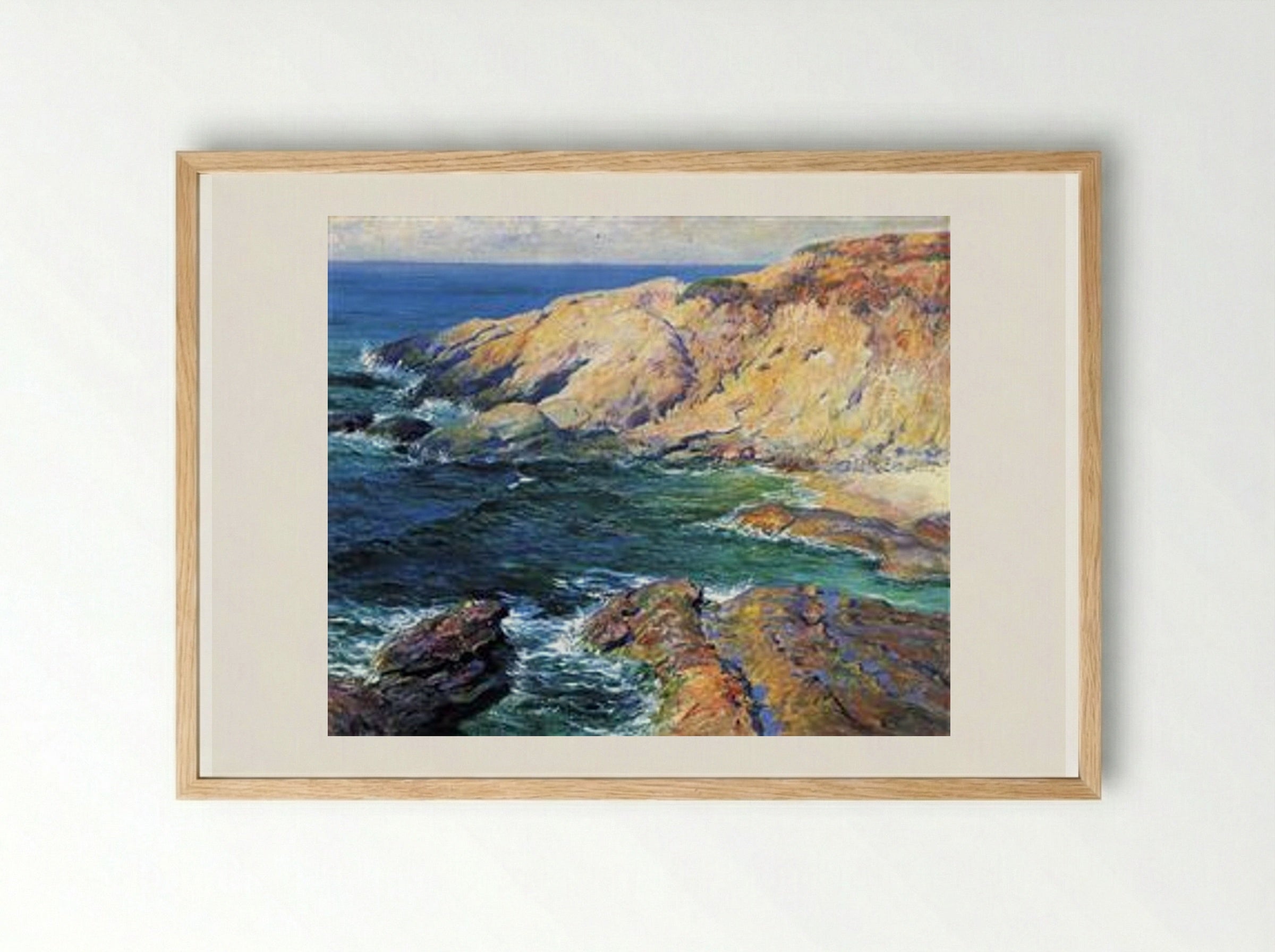 Incoming Tide - Guy Rose - Framed Print Wood