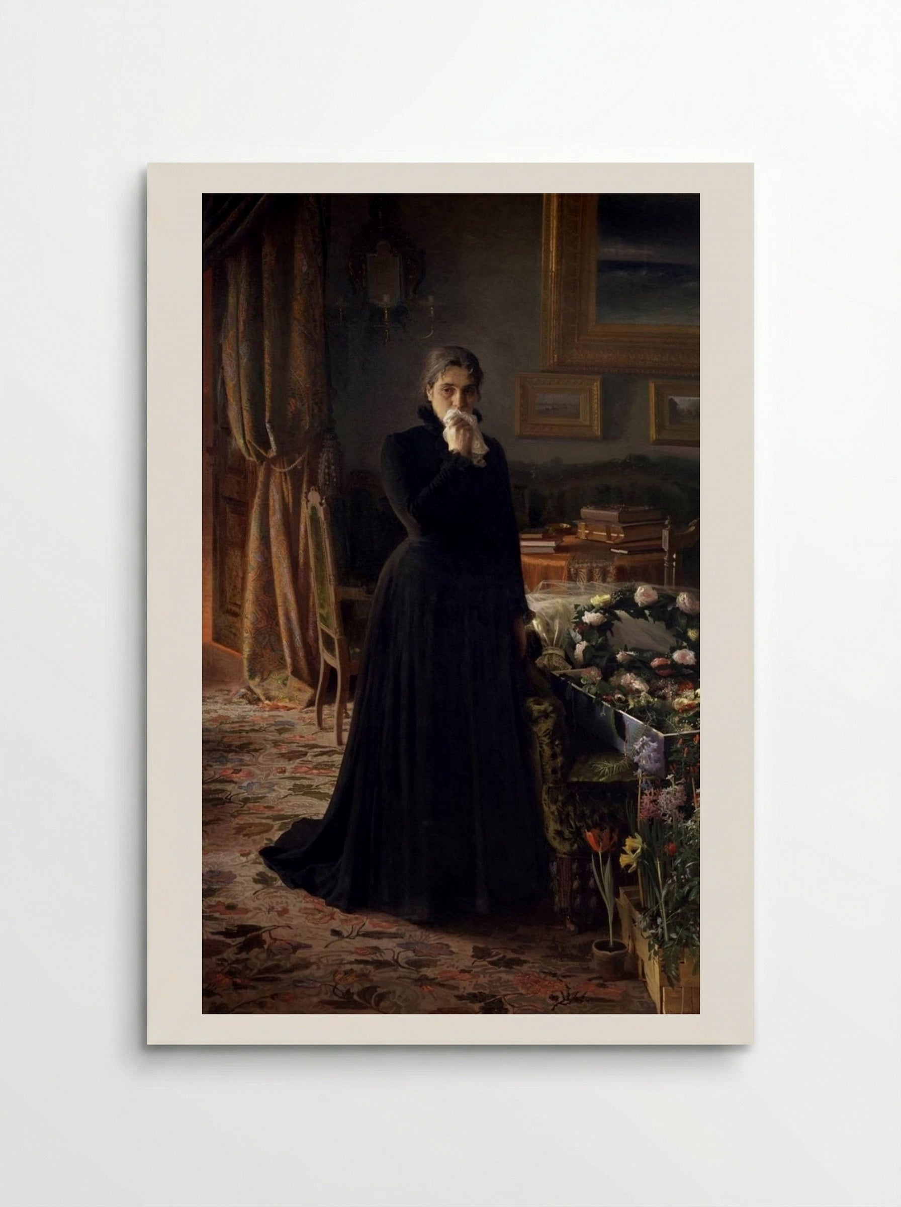 Inconsolable Grief - Ivan Kramskoy - Poster