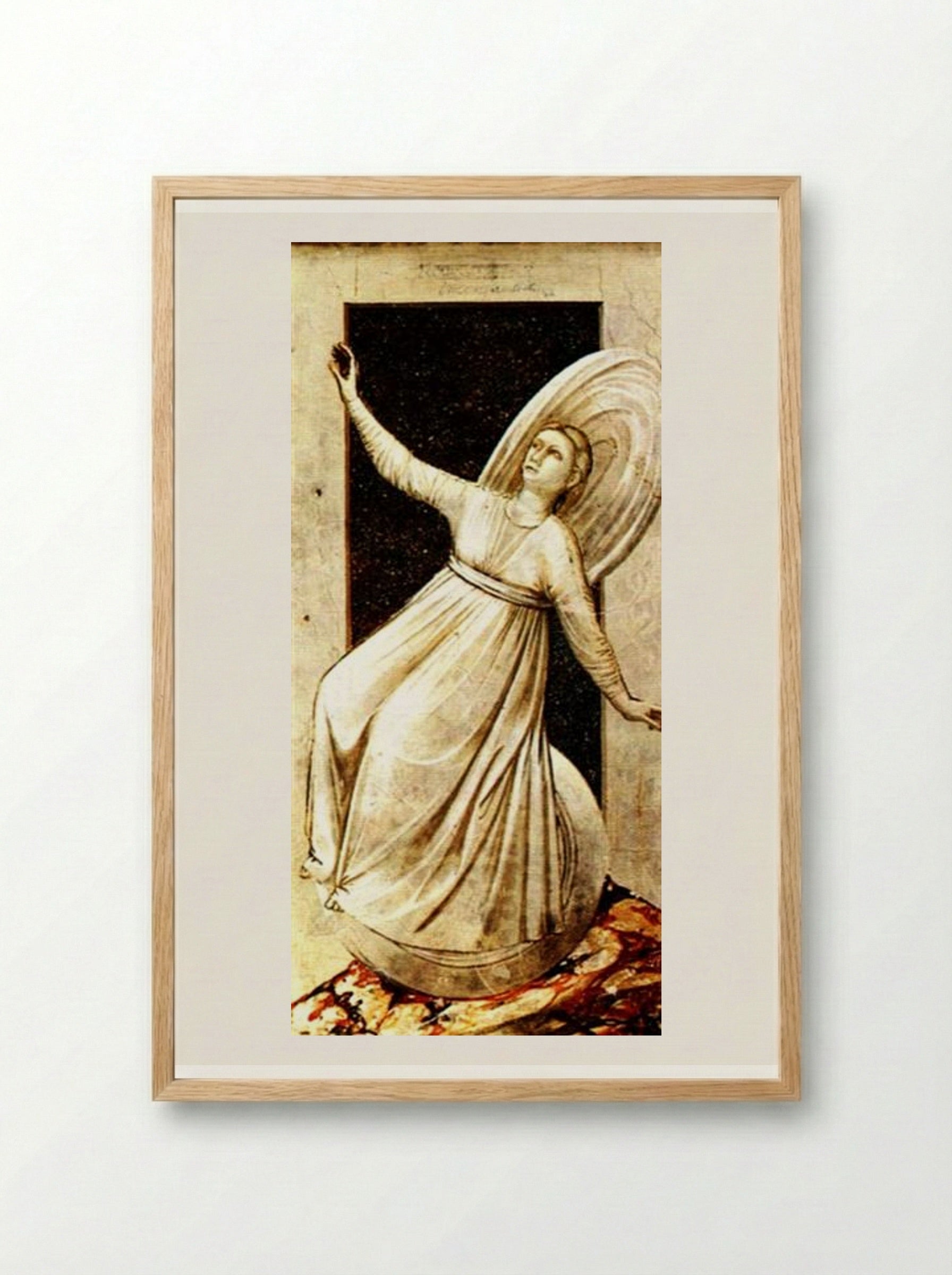 Inconstancy - Giotto di Bondone - Framed Print Wood
