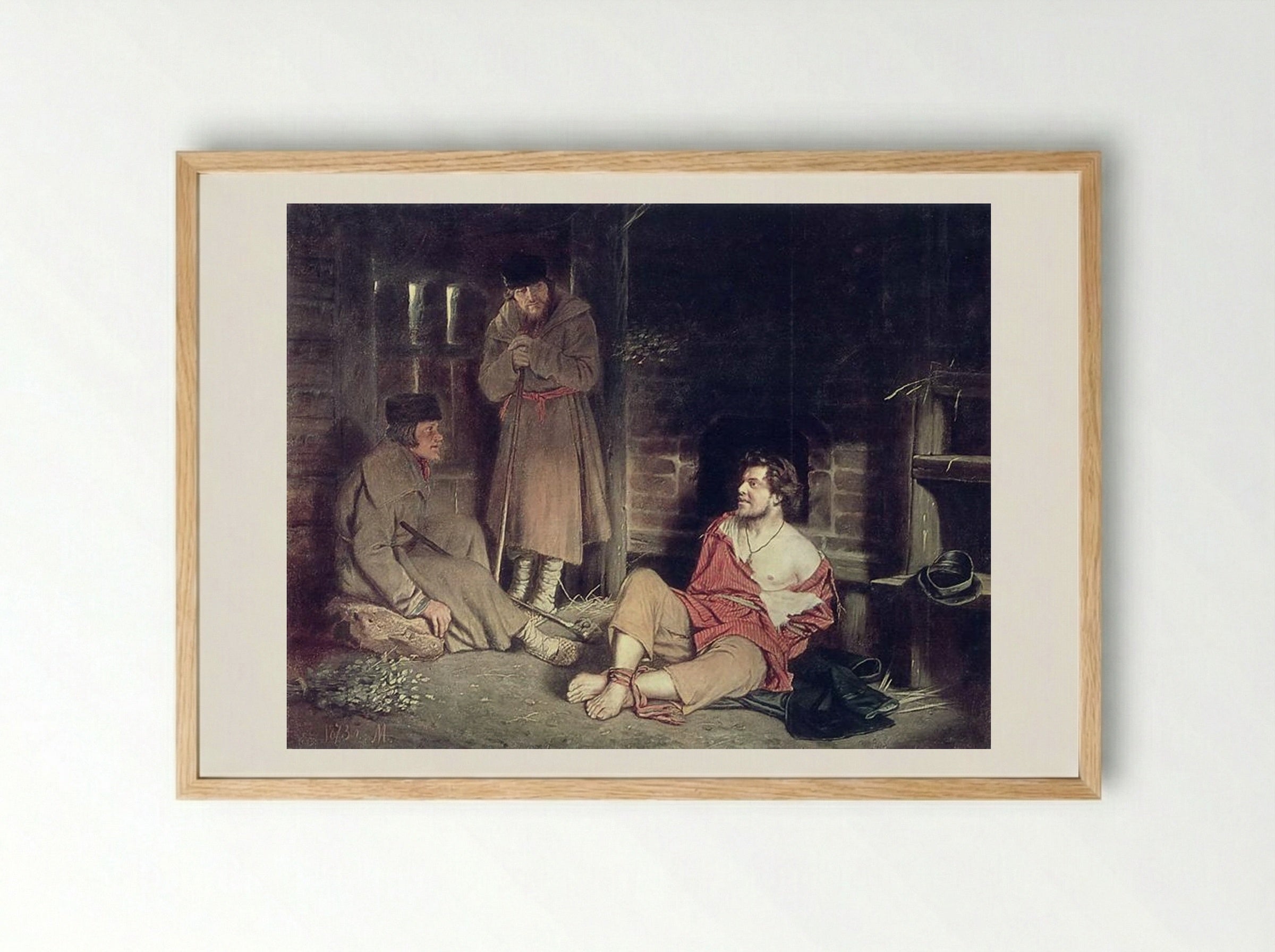 Incorrigible One - Vasily Perov - Framed Print Wood