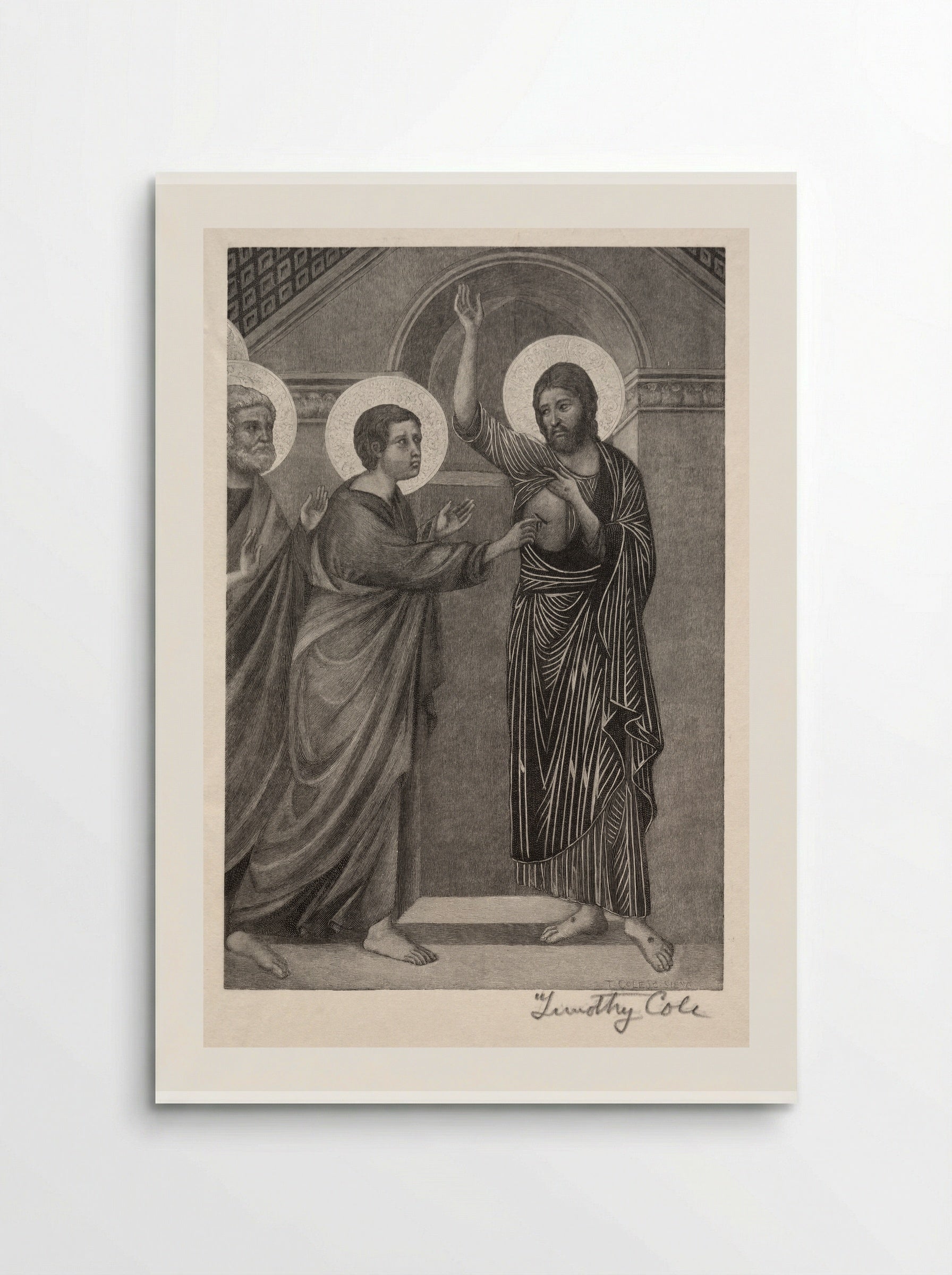 Incredulity of Saint Thomas - Timothy Cole - Poster